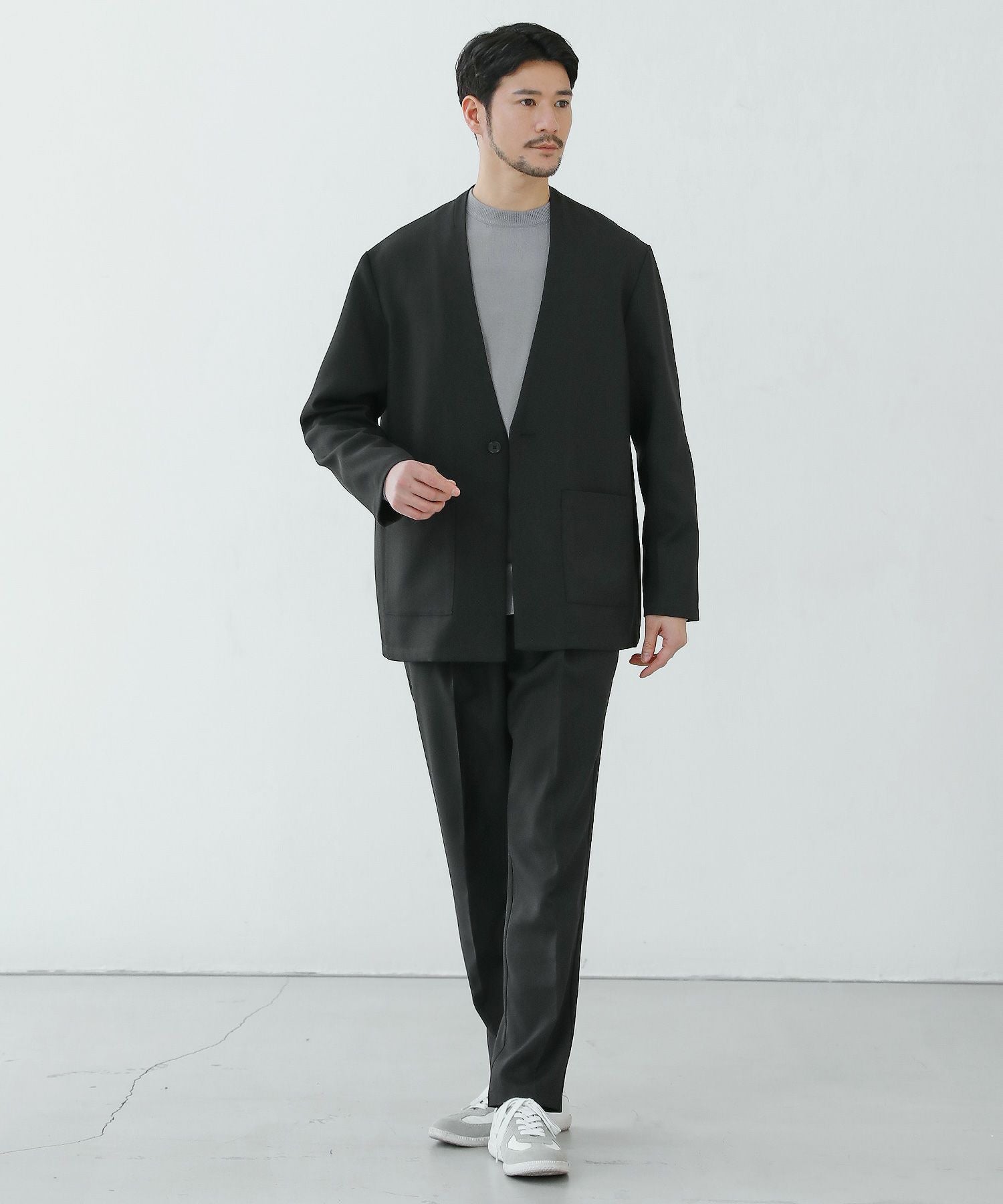 セットアップ3点セット】ノーカラー/ダブル/シングルテーラード