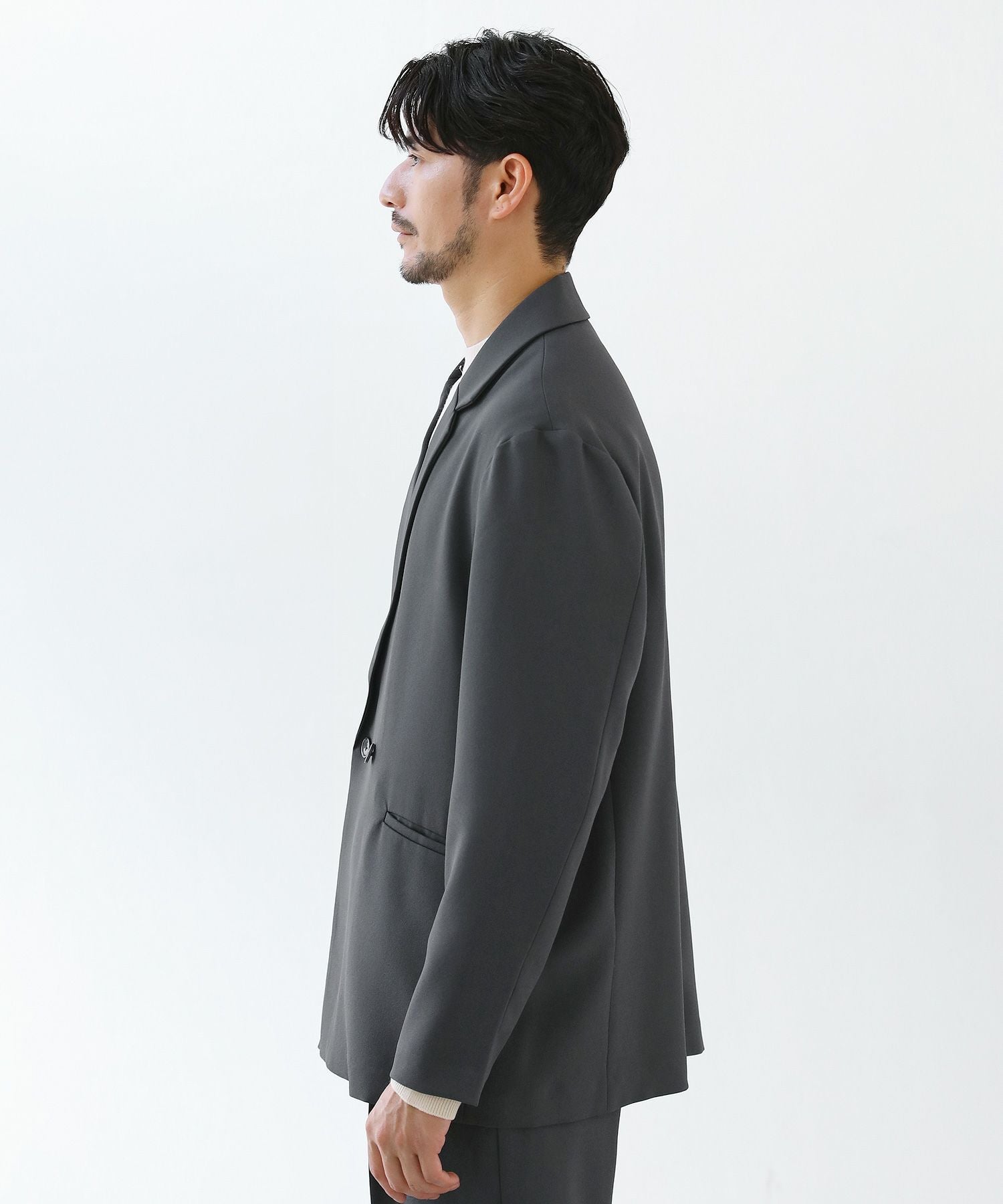 セットアップ3点セット】ノーカラー/ダブル/シングルテーラード