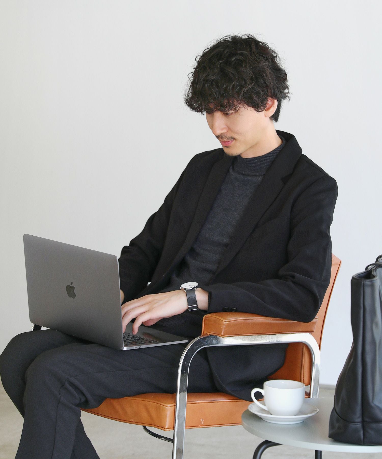 12Gウール混カシミヤタッチモックネックニット | 【公式】SPU スプ公式