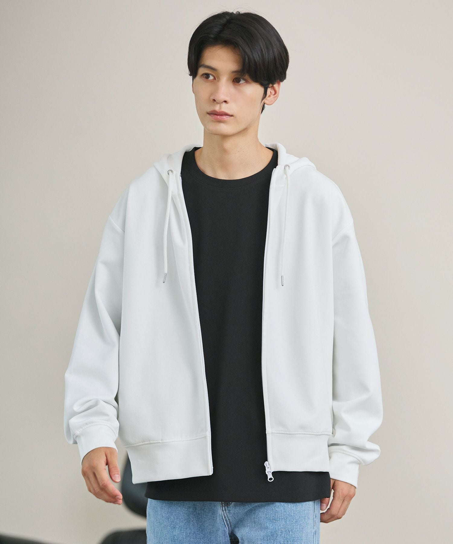 コットンポンチハイネックジップパーカー | 【公式】SPU スプ公式通販