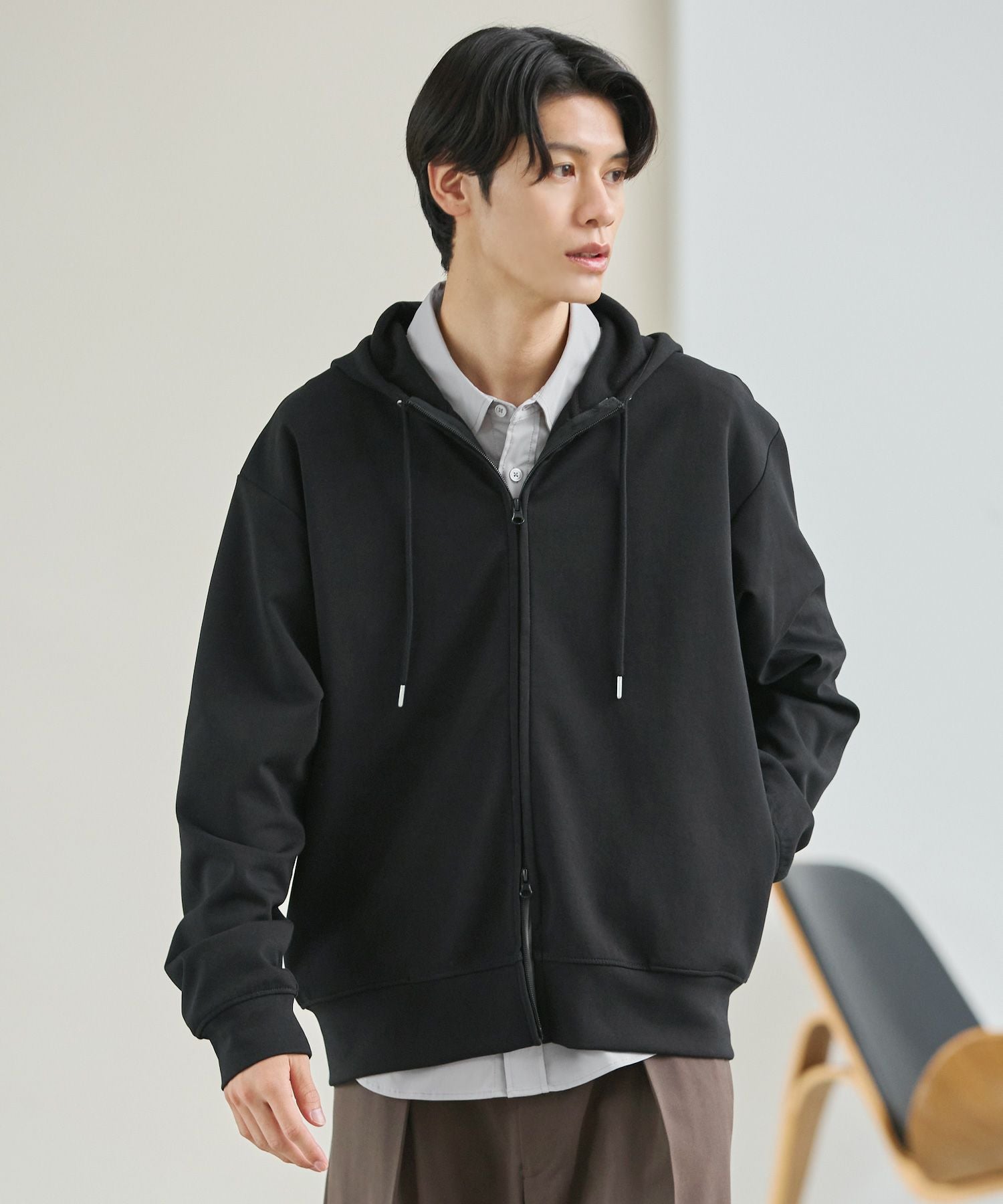 コットンポンチハイネックジップパーカー | 【公式】SPU スプ公式通販