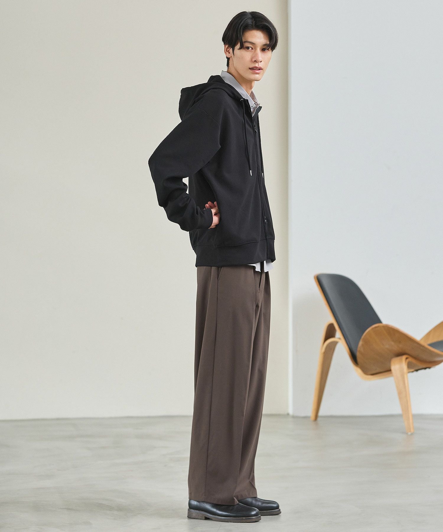 コットンポンチハイネックジップパーカー | 【公式】SPU スプ公式通販