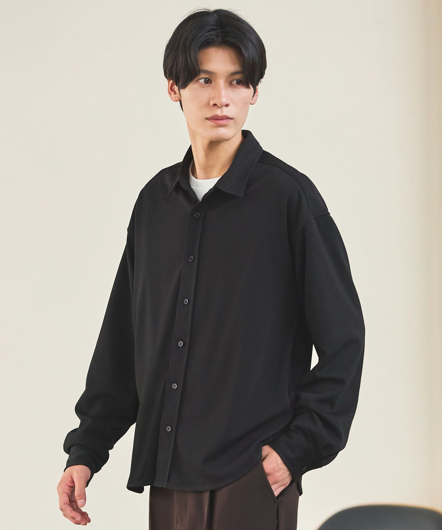 TUBE 40周年記念 ボタン付きシャツLとTシャツセットフリーサイズ ミクロリブプリーツ長袖ボタンシャツ | 【公式】SPU スプ公式通販