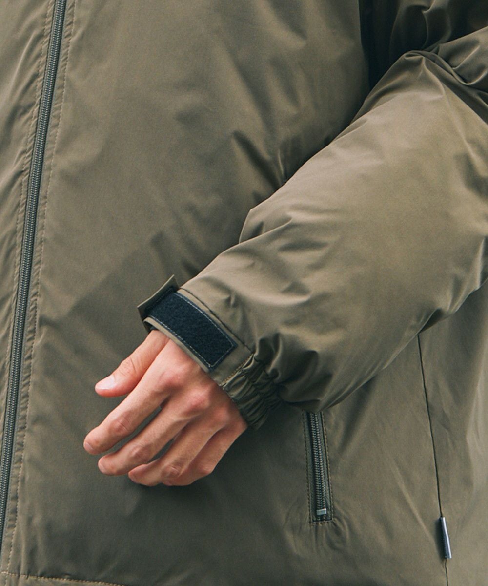 フィルパワー700機能性中綿裾ドローコードピスネーム付きミリタリー