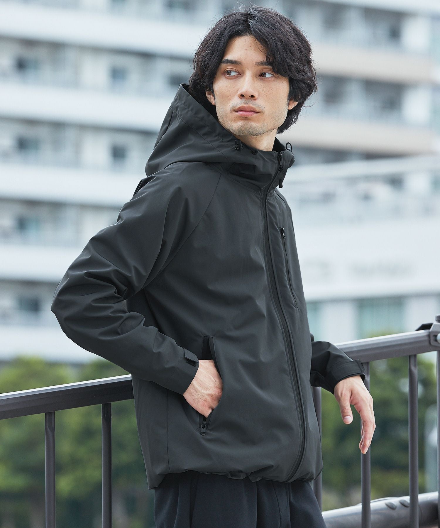 3レイヤー撥水・防風・透湿マウンテンパーカージャケット | 【公式