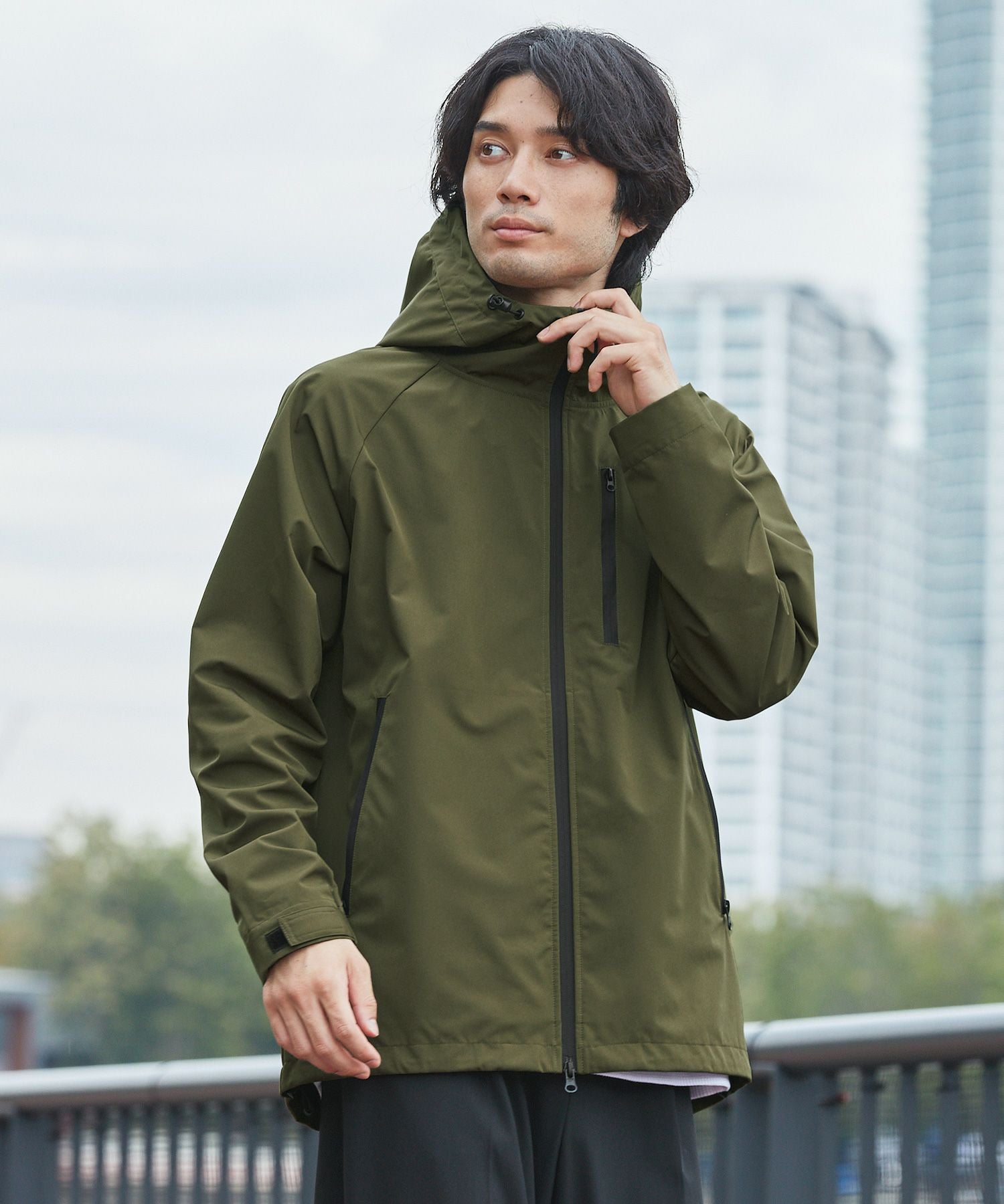 3レイヤー撥水・防風・透湿マウンテンパーカージャケット | 【公式