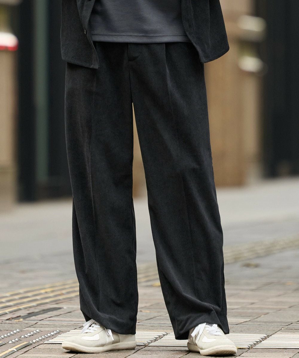 TR/コーデュロイ リラクシングタックワイドスラックスパンツ | 【公式