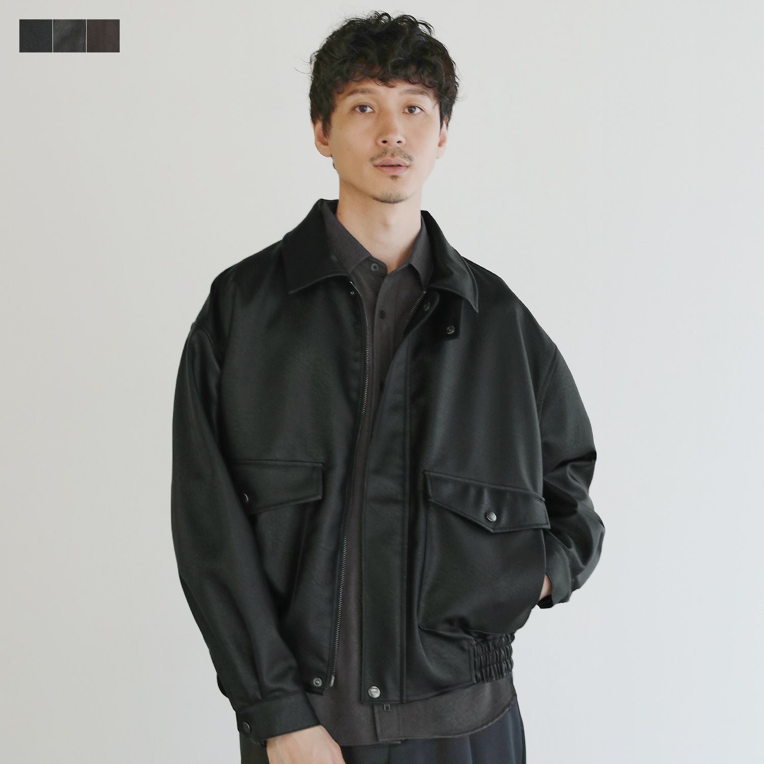 【Louis Féraud】ユーロレザー ショートブルゾン 000000012316-01.jpg?size=xl&w=
