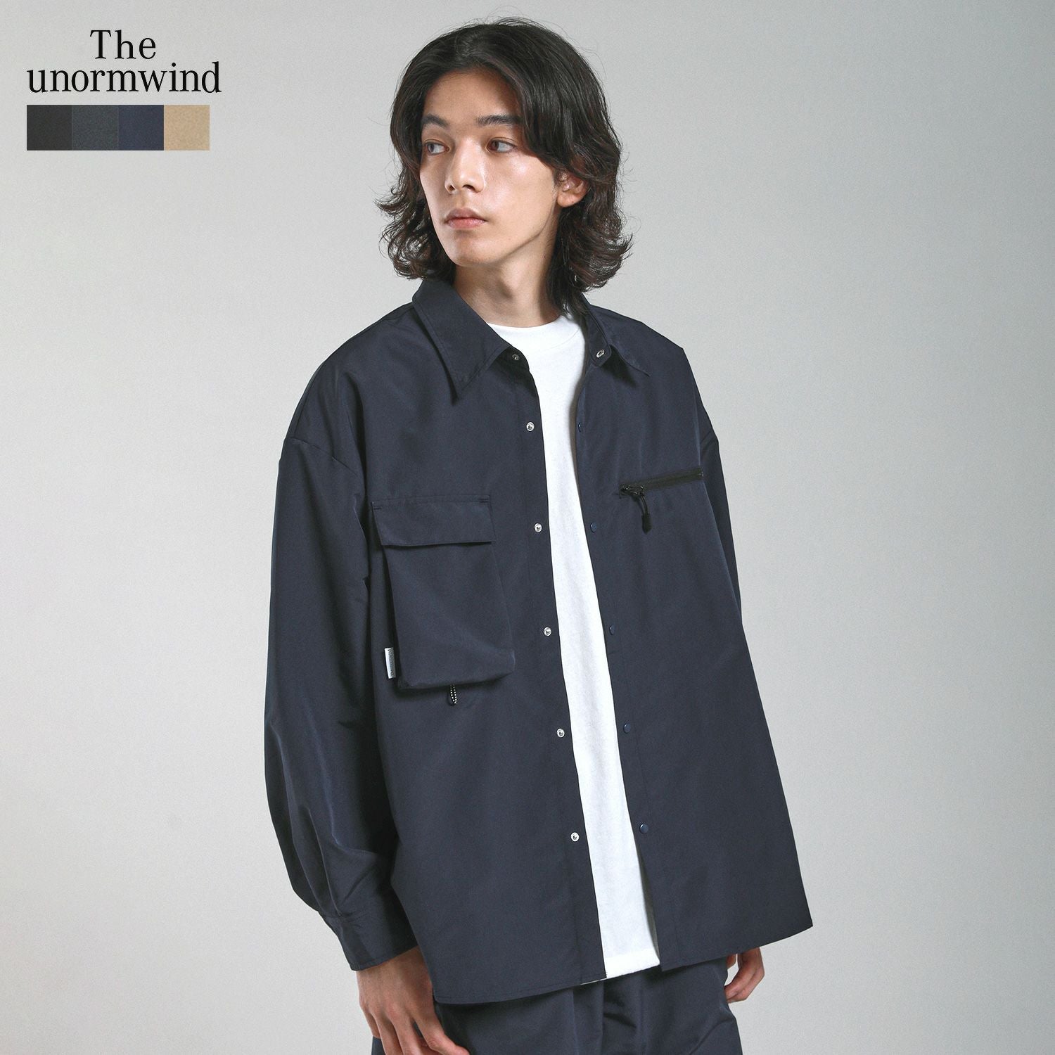 セットアップ対応】テックエステルマルチポケットリラックスフィット