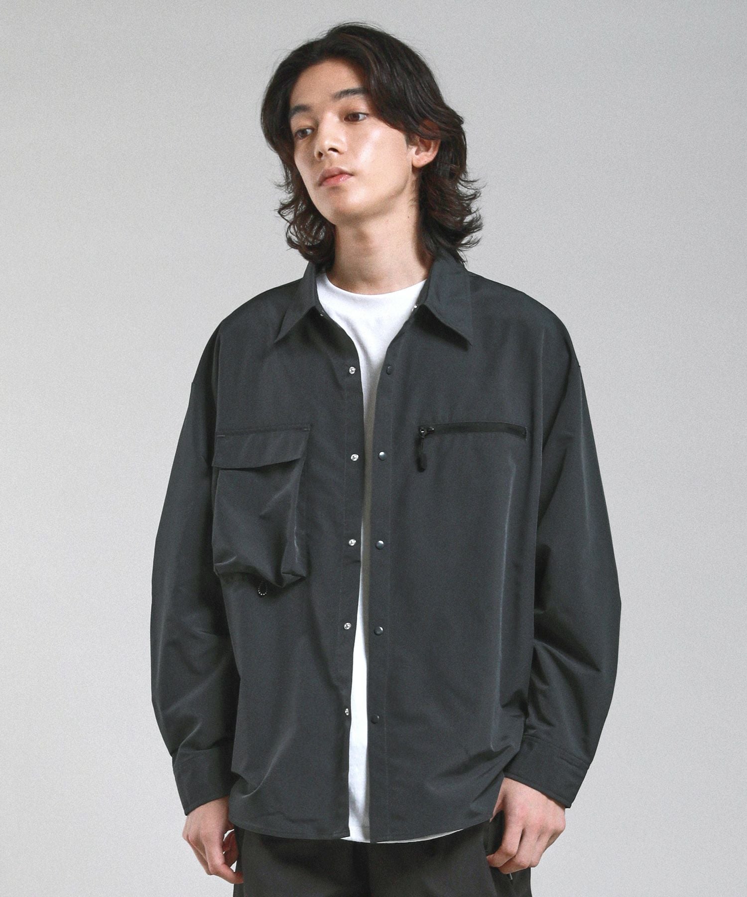 セットアップ対応】テックエステルマルチポケットリラックスフィット