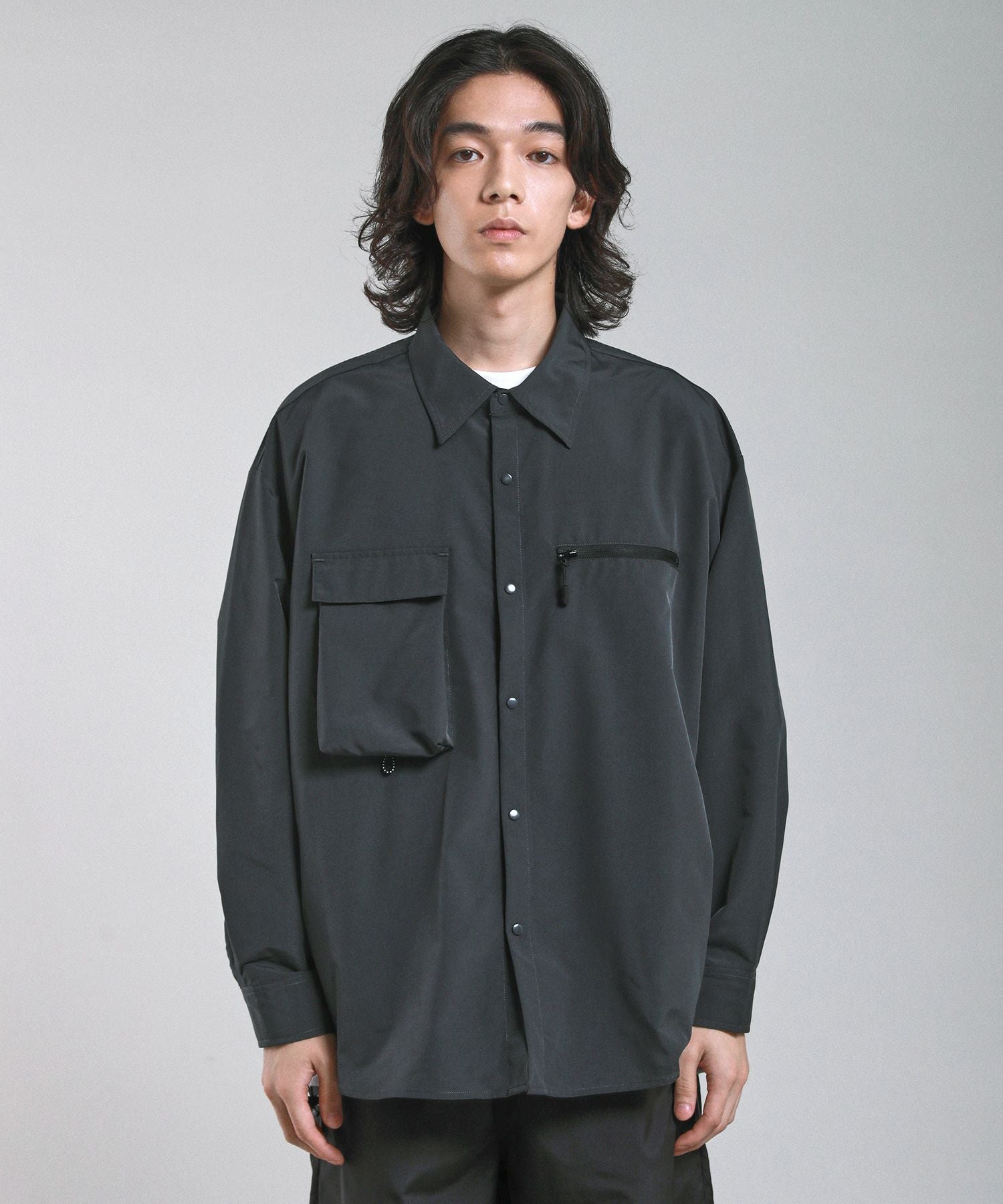 セットアップ対応】テックエステルマルチポケットリラックスフィット