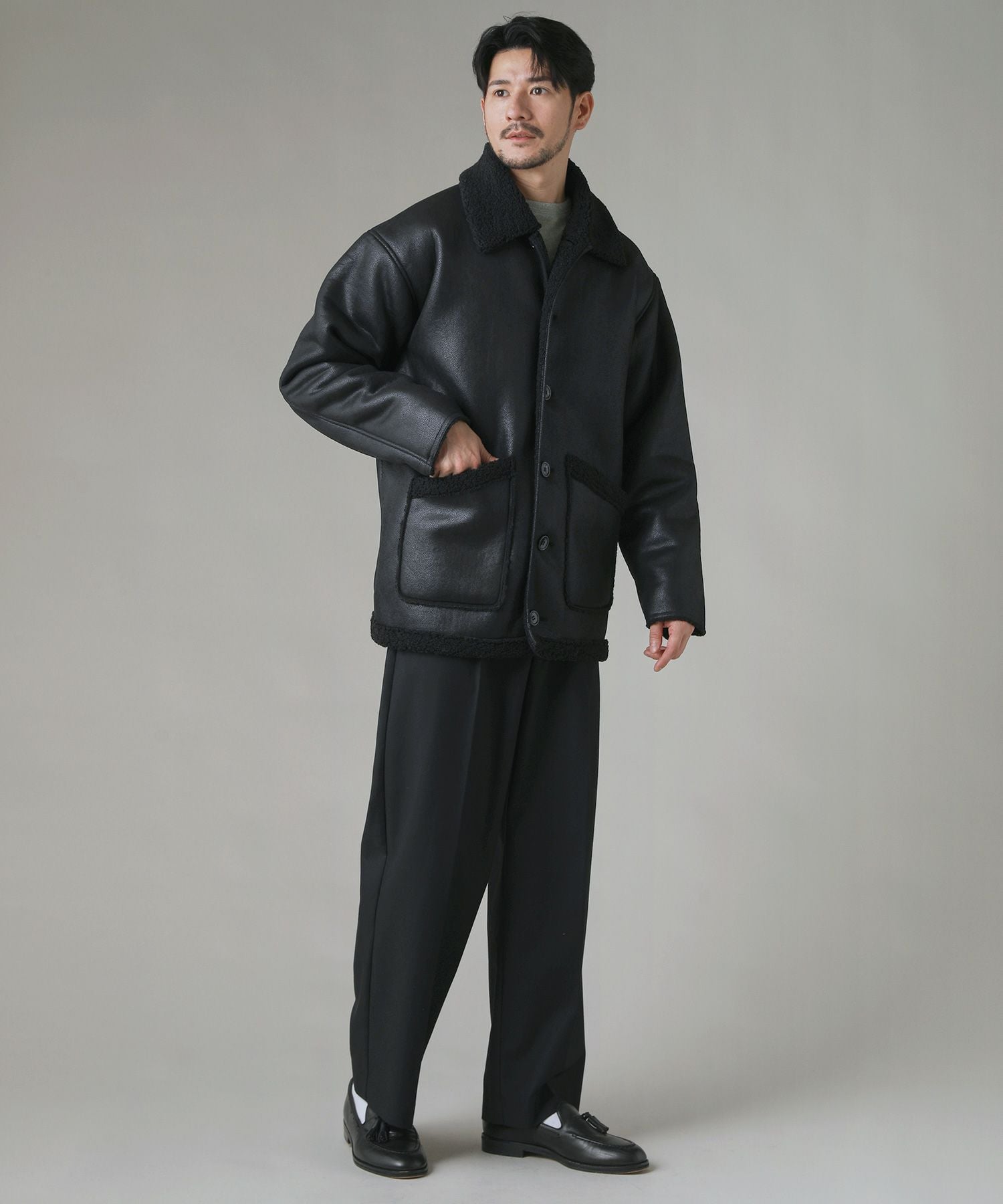 フェイクムートンカラーランチジャケット | 【公式】SPU スプ公式通販