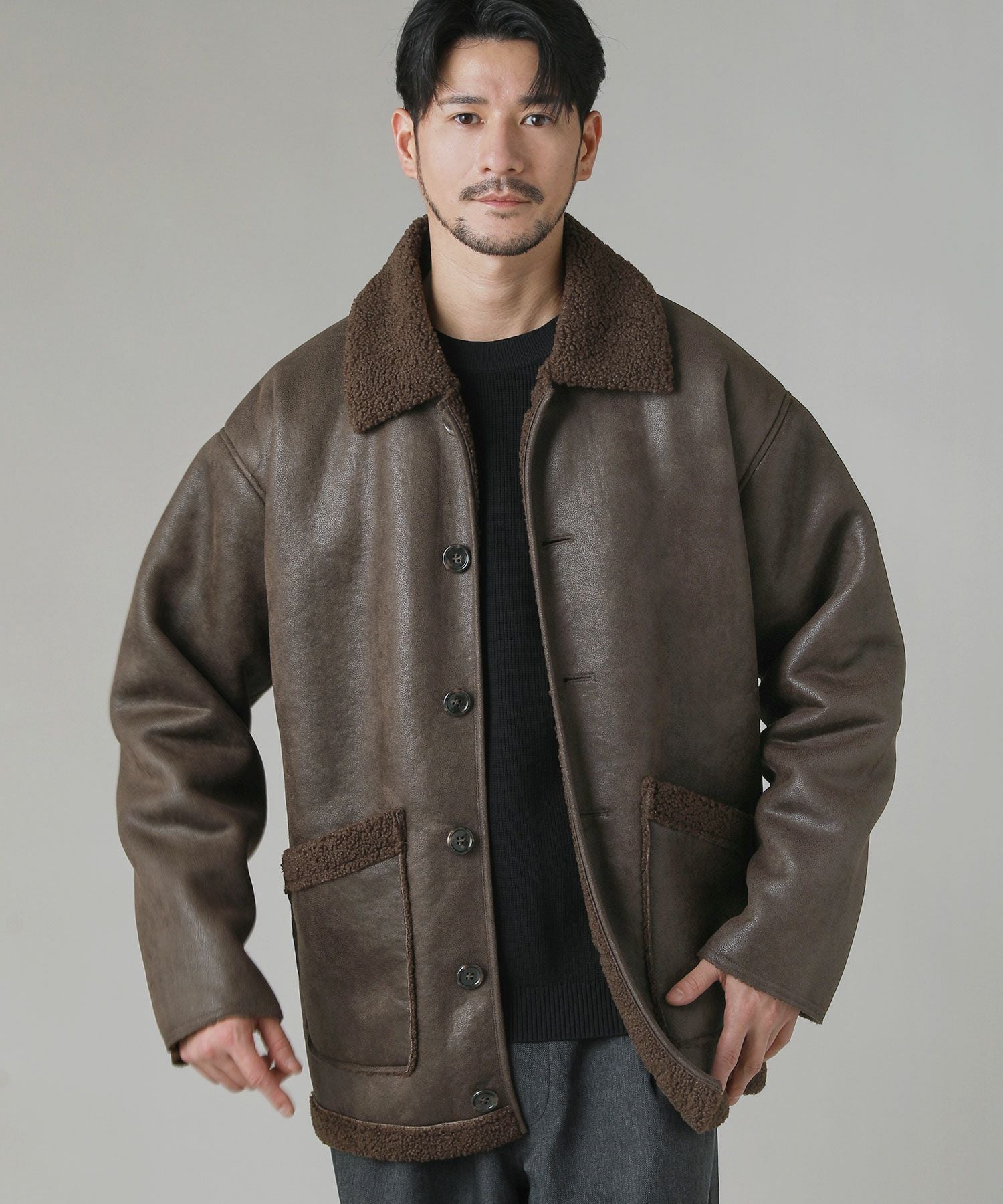 フェイクムートンカラーランチジャケット | 【公式】SPU スプ公式通販