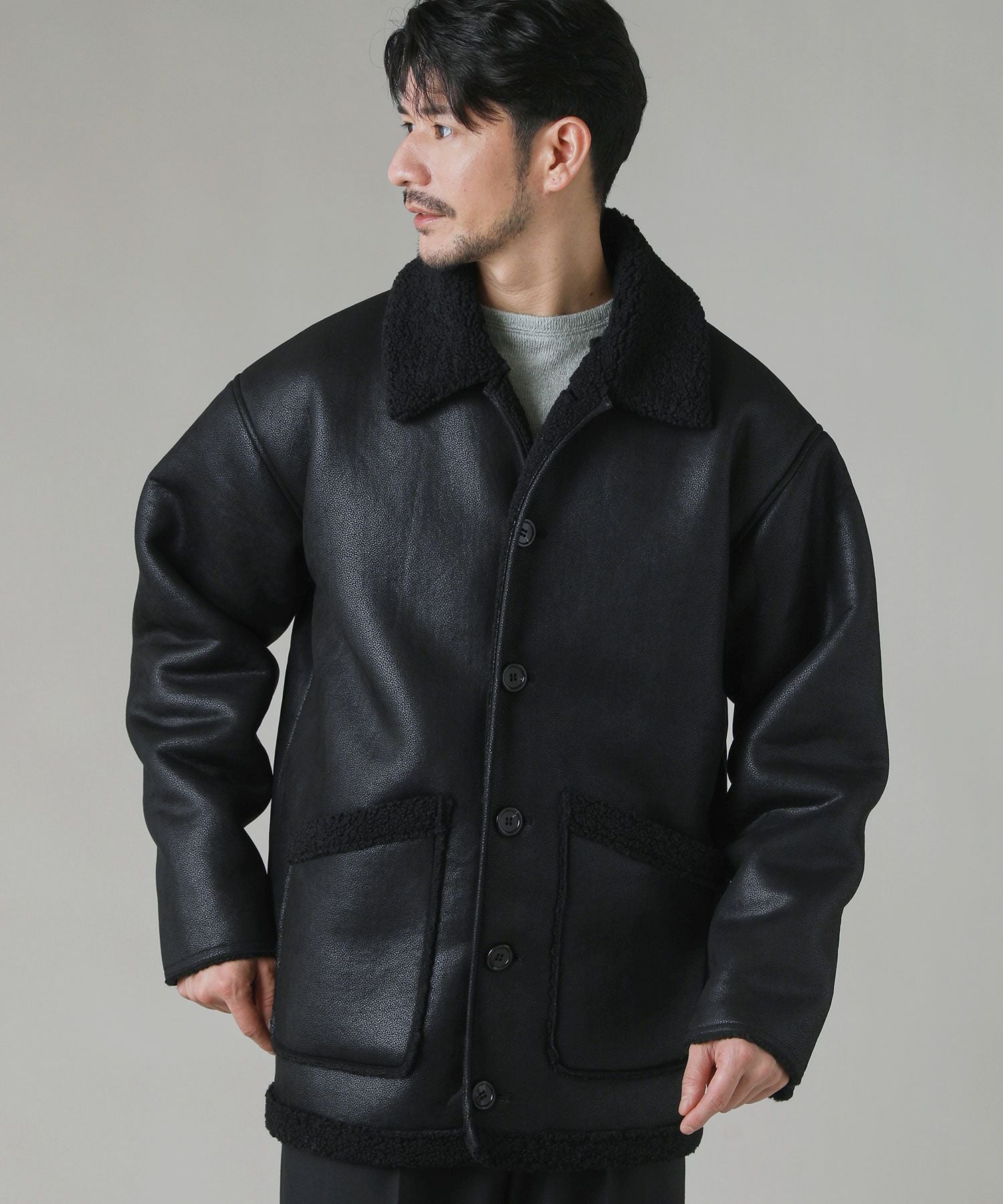 フェイクムートンカラーランチジャケット | 【公式】SPU スプ公式通販