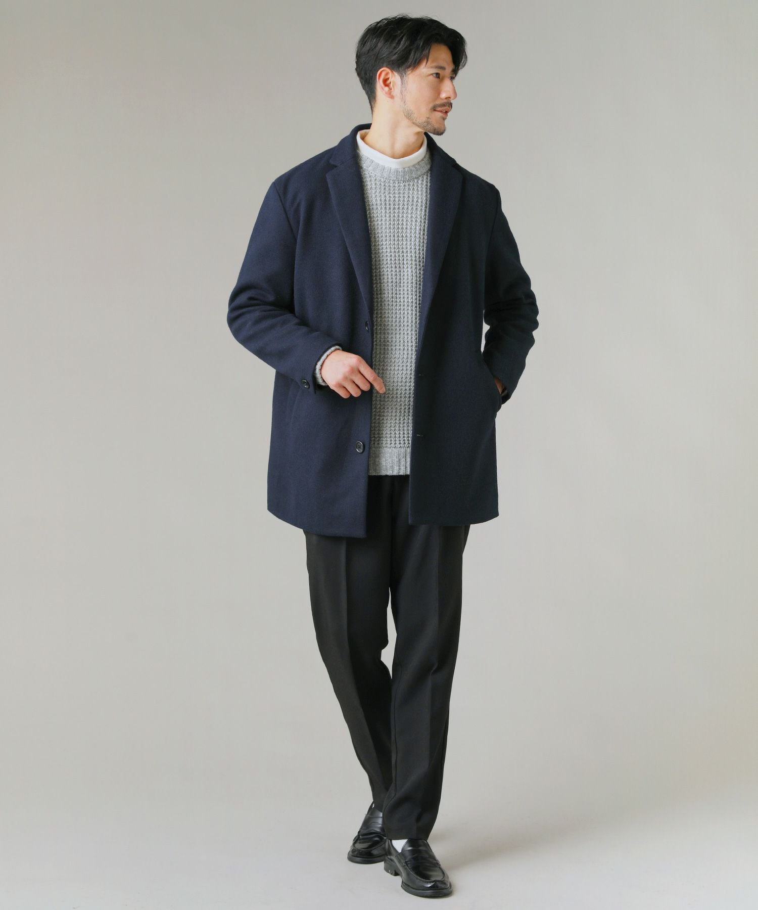 ウールテックメルトン チェスターコート | 【公式】SPU スプ公式通販
