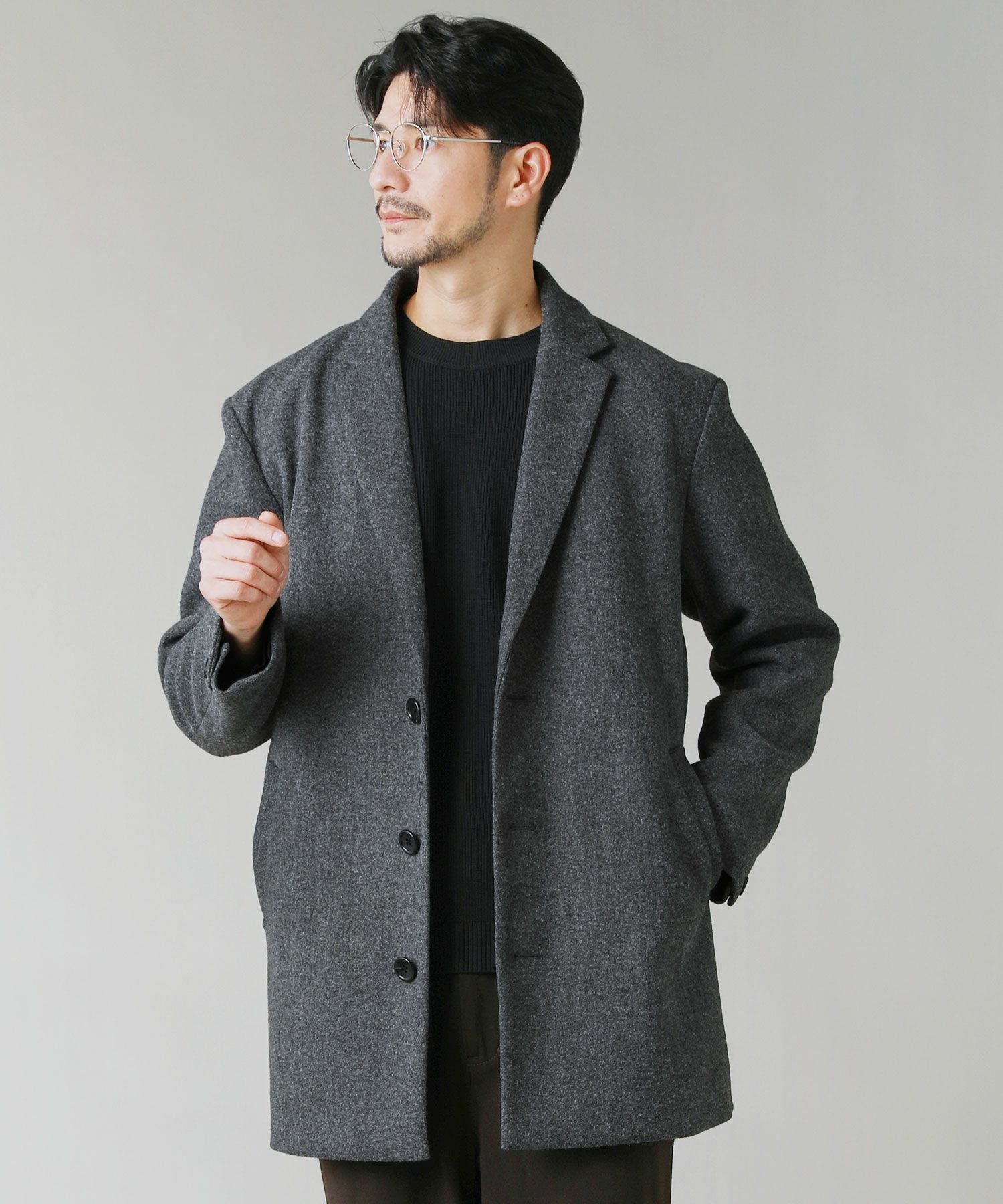 ウールテックメルトン チェスターコート | 【公式】SPU スプ公式通販