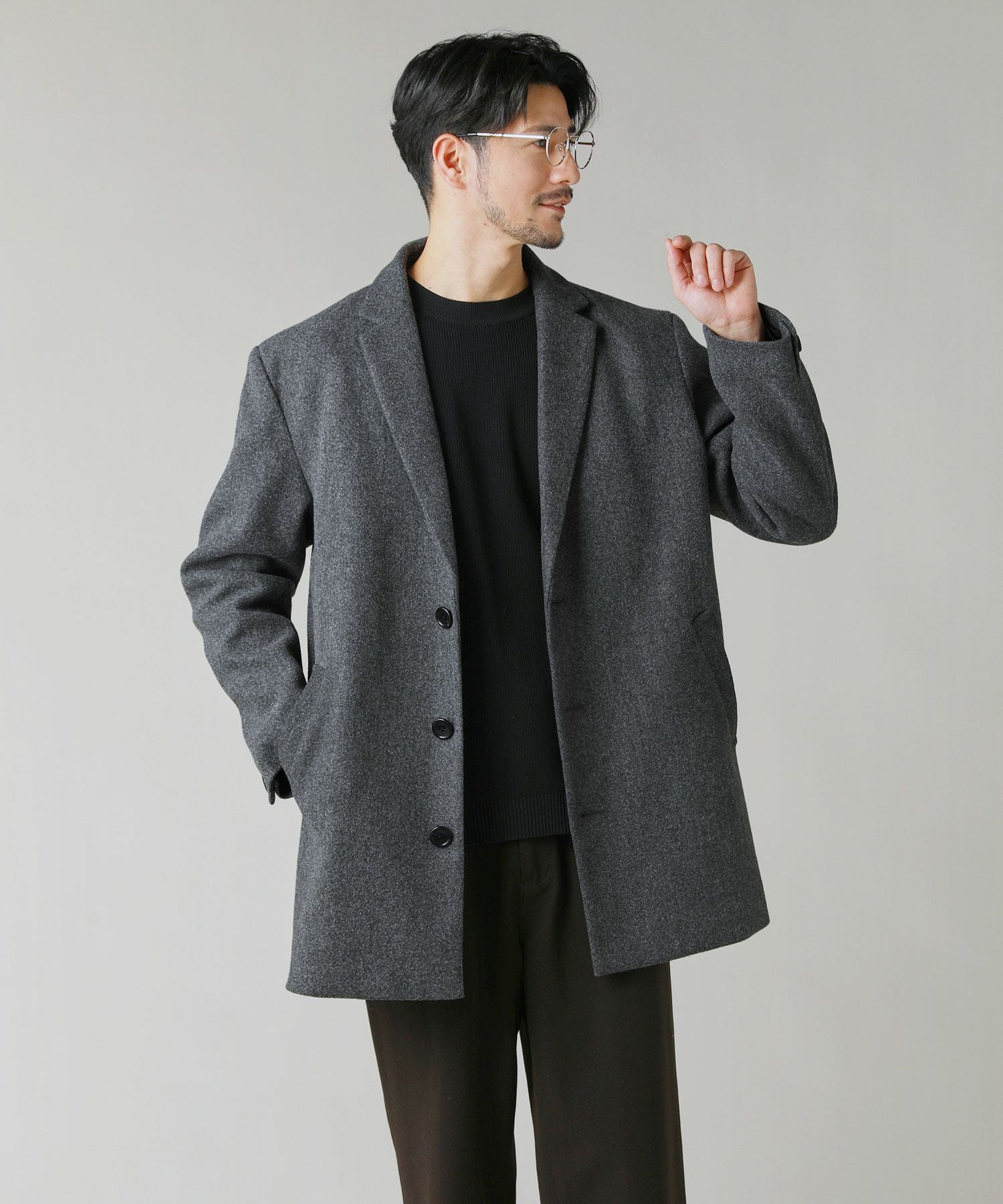 ウールテックメルトン チェスターコート | 【公式】SPU スプ公式通販