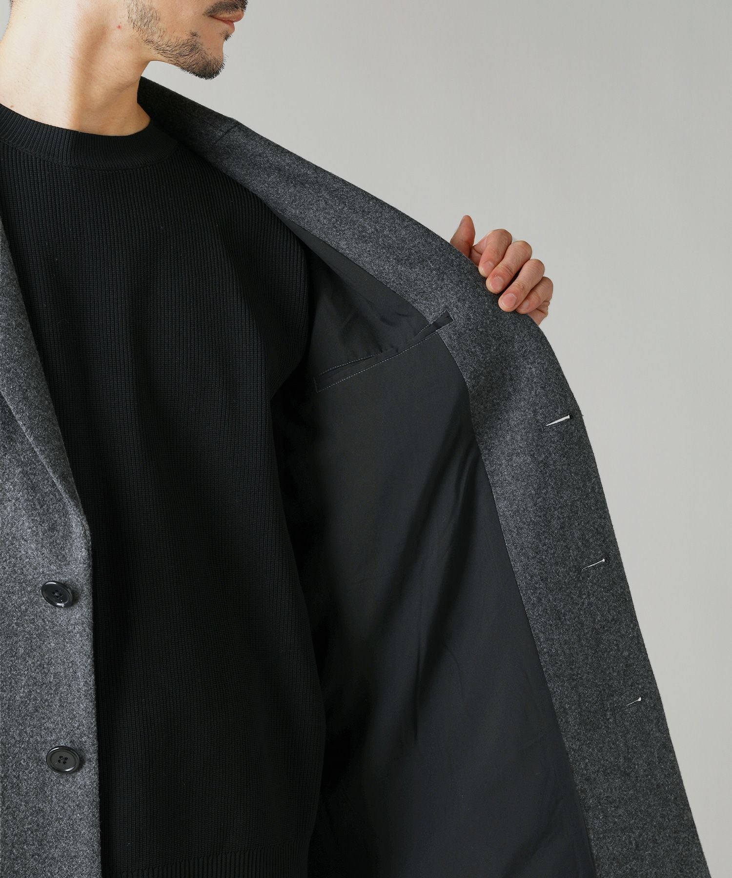 ウールテックメルトン チェスターコート | 【公式】SPU スプ公式通販