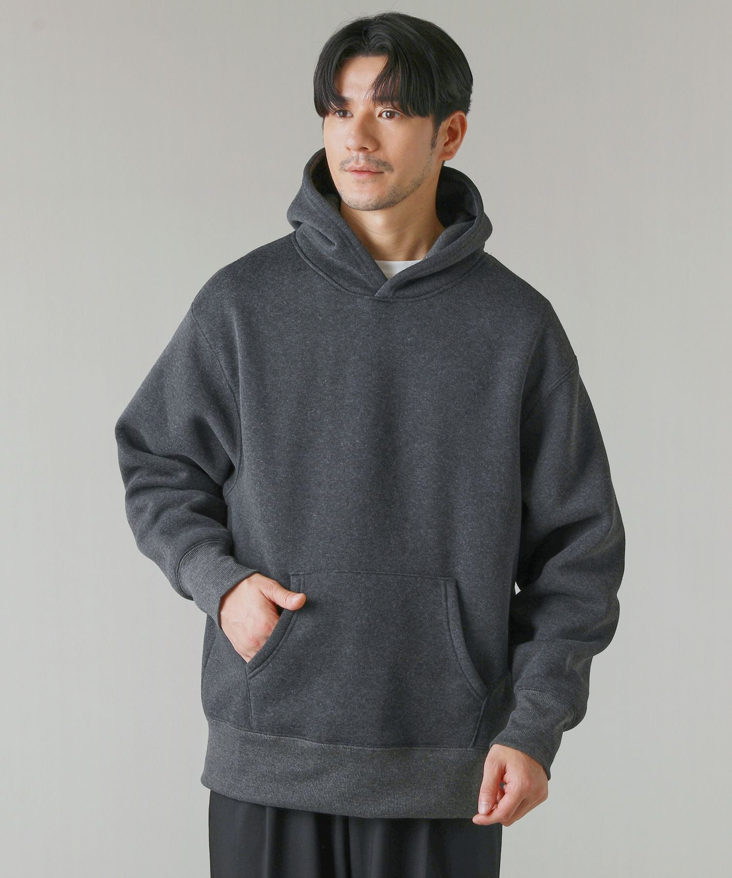 裏起毛ヘビーウェイトビッグシルエットプルパーカー | 【公式】SPU