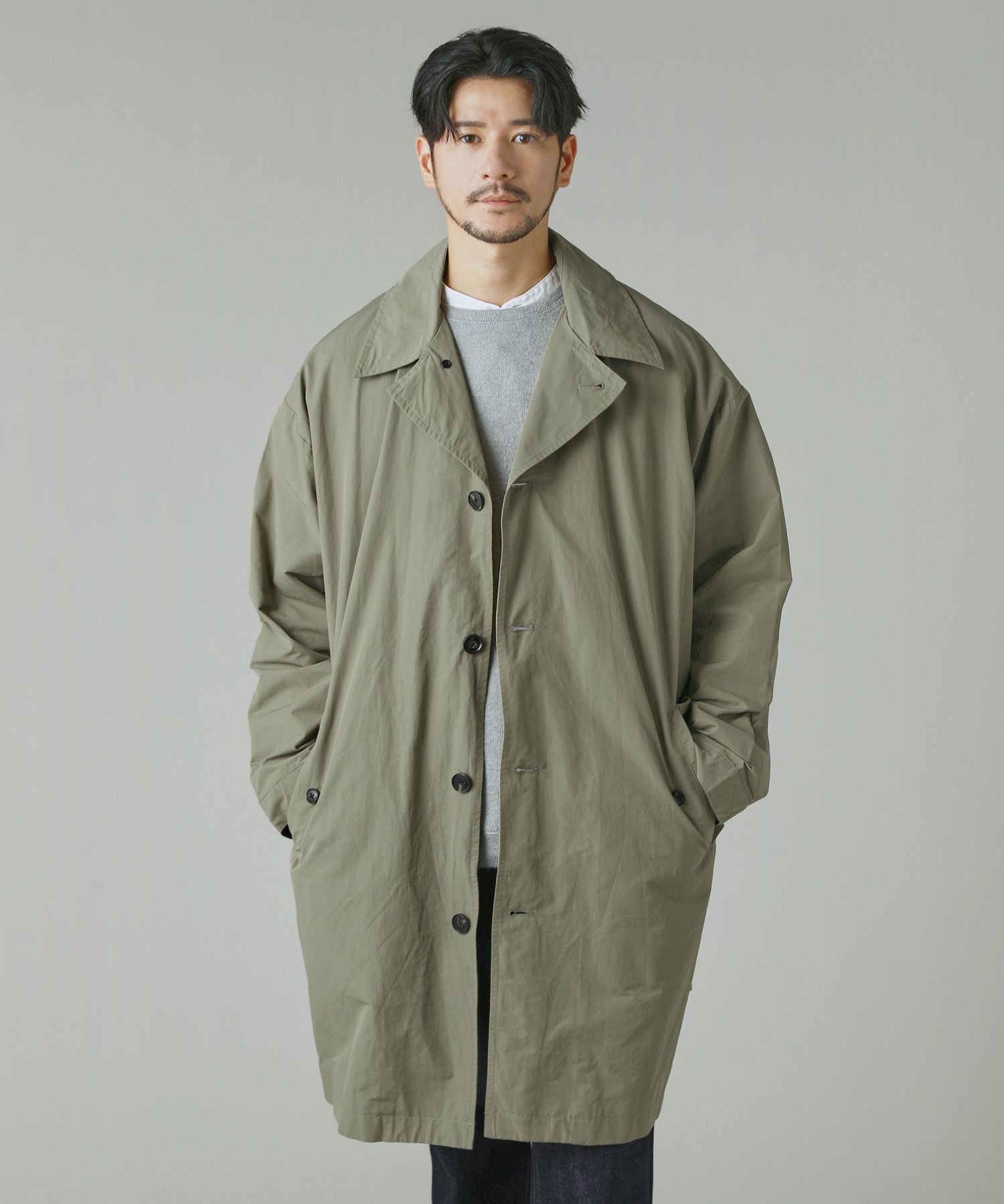 綿ナイロン高密度ポプリンM-51モッズステンカラーコート | 【公式】SPU