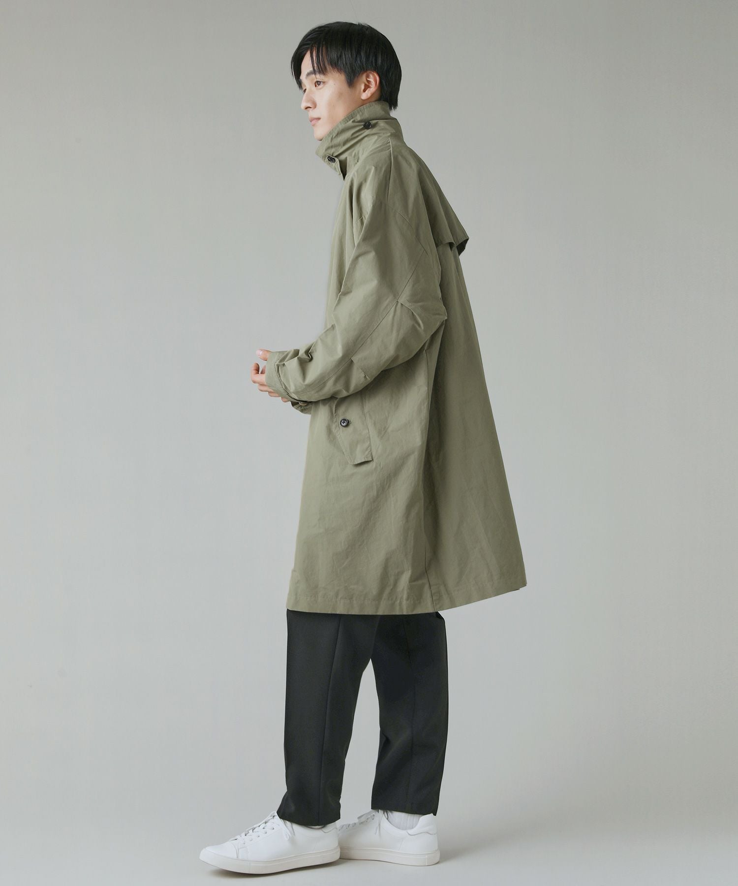 綿ナイロン高密度ポプリンM-51モッズステンカラーコート | 【公式】SPU