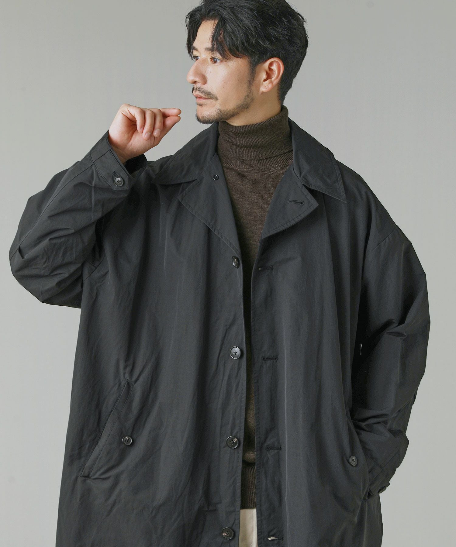 綿ナイロン高密度ポプリンM-51モッズステンカラーコート | 【公式】SPU