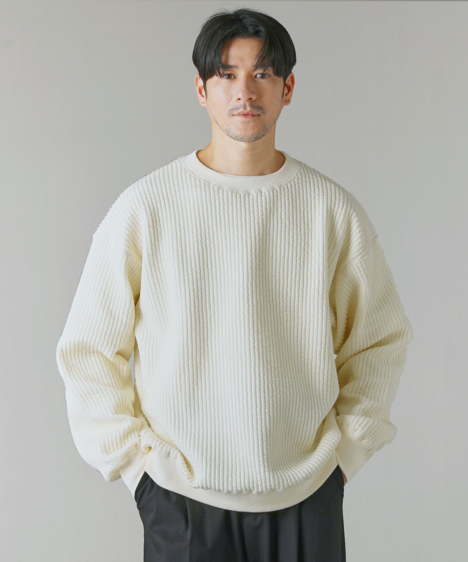 セットアップ対応】日本製「尾州」コットンキルト エルボーパッチ