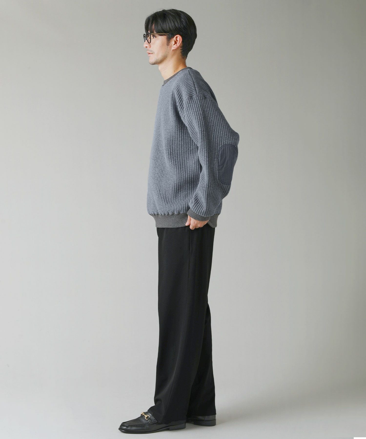 セットアップ対応】日本製「尾州」コットンキルト エルボーパッチ