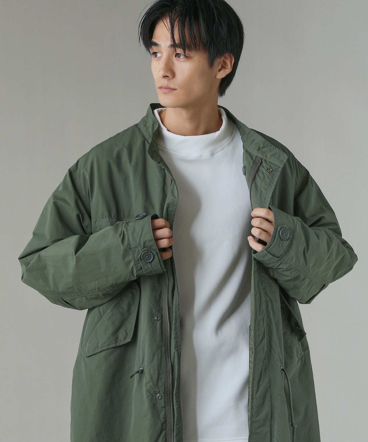 シノビマル様　  オリーブ モッズコート ジャケット・アウター / モッズコート 通販 | ACRMTSM ONLINE STORE