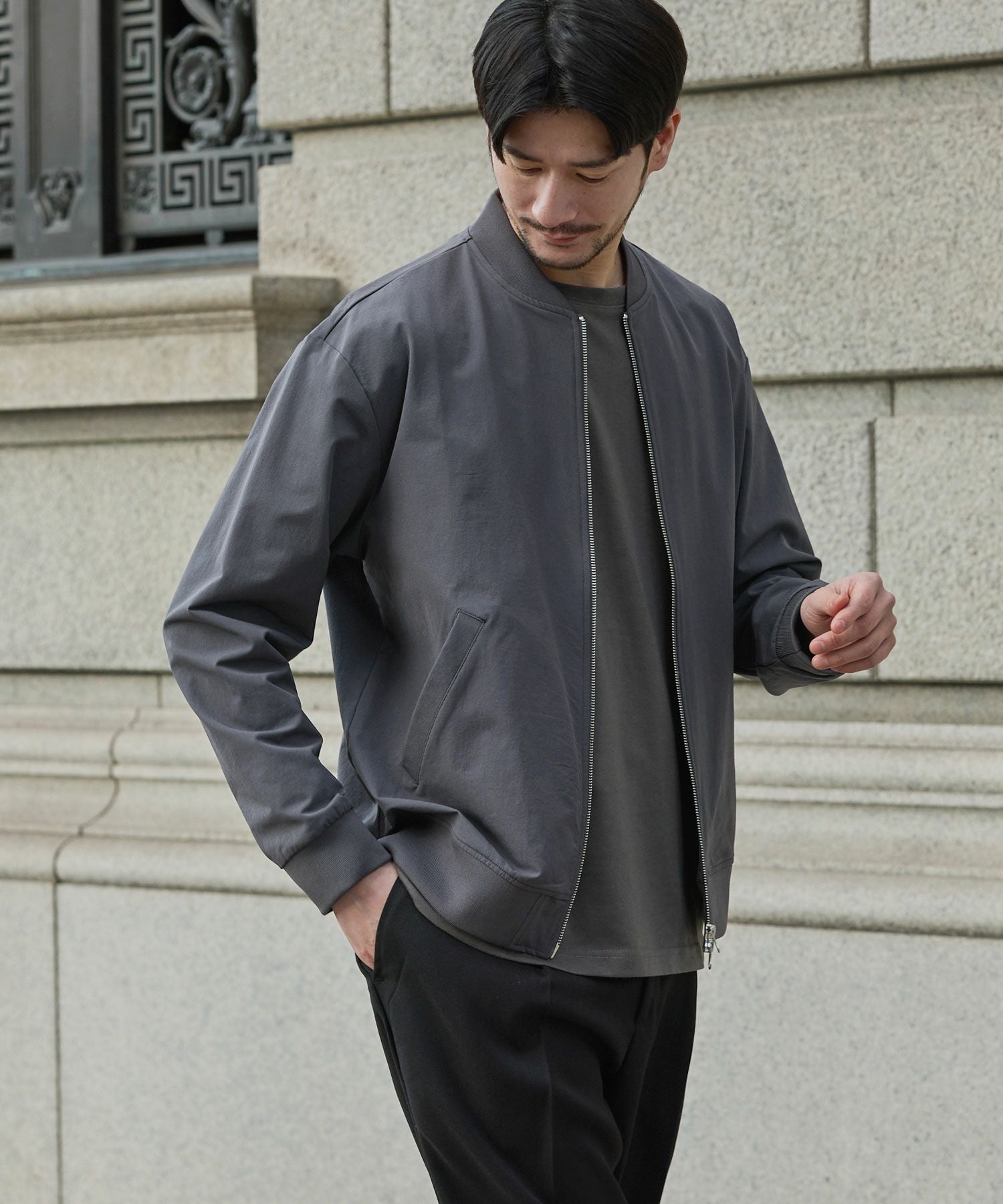 ハイストレッチナイロン撥水MA-1ジャケット | 【公式】SPU スプ公式