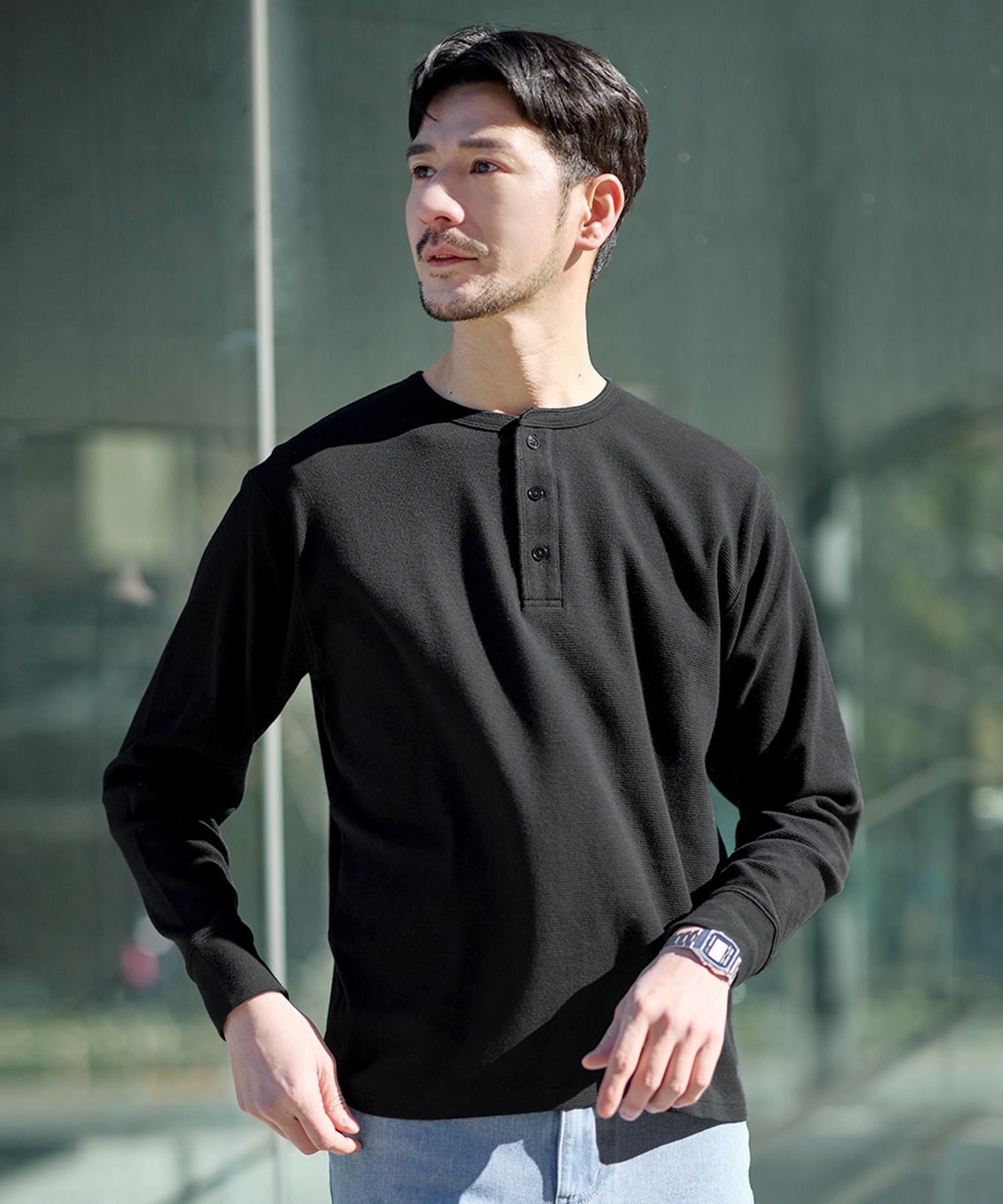 プリスティン 長袖カットソー サイズM美品 セール】SPU/コットンポリエステル長袖カットソー（Tシャツ/カットソー