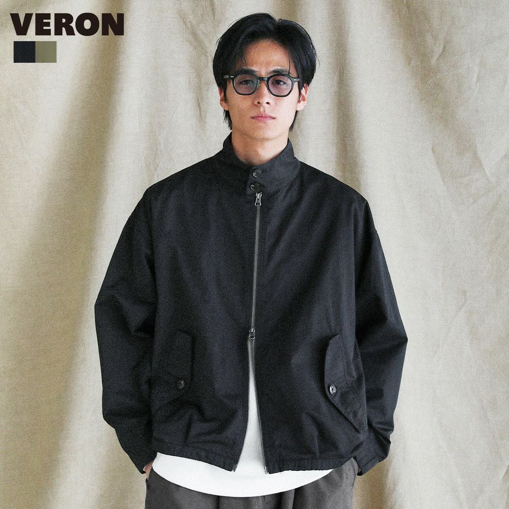 コットンナイロン高密度ツイルG9スウィングトップハリントン