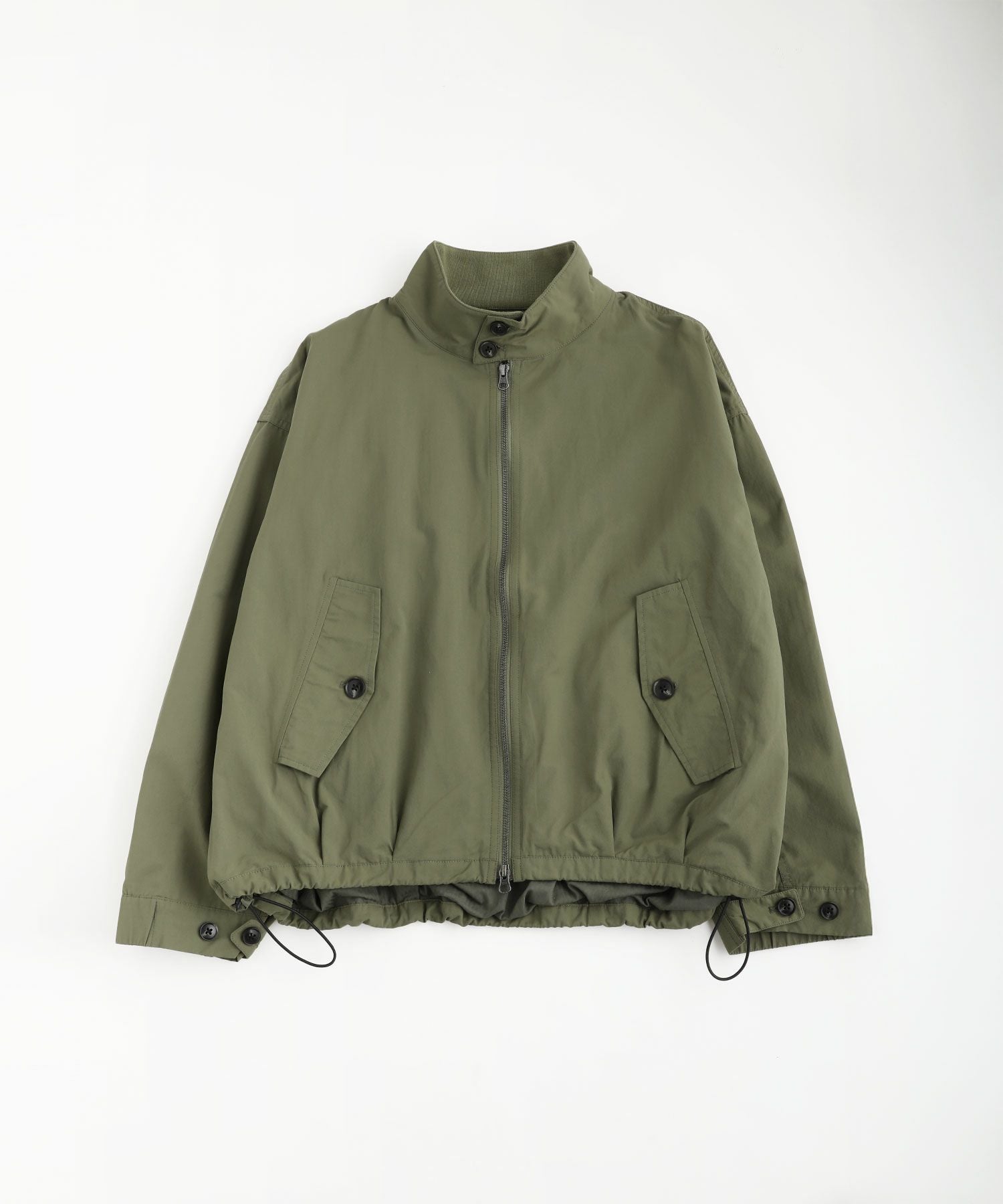 コットンナイロン高密度ツイルG9スウィングトップハリントン