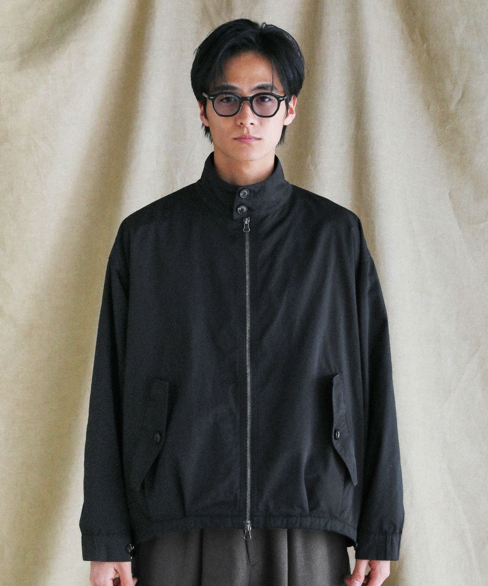 コットンナイロン高密度ツイルG9スウィングトップハリントン