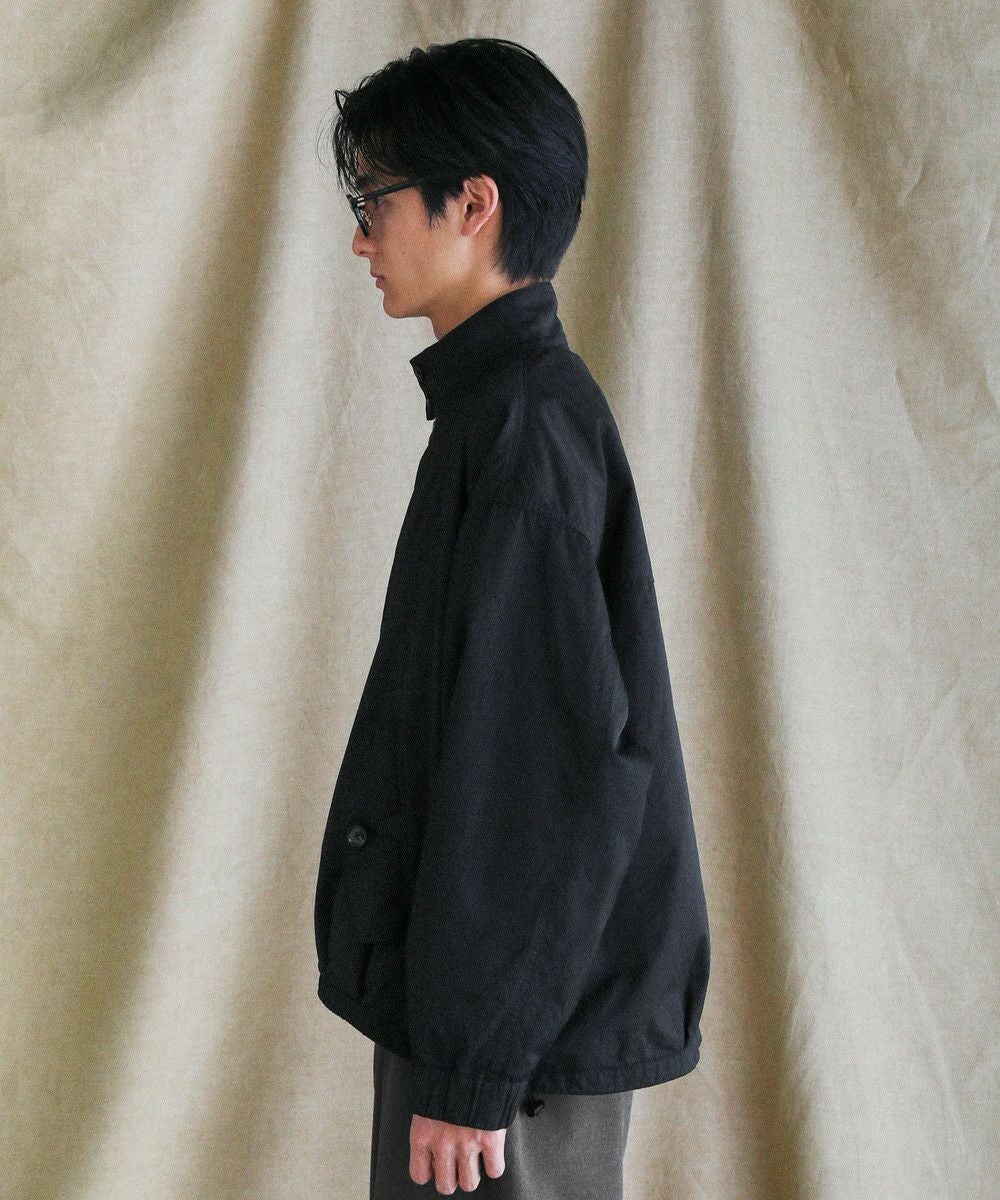 コットンナイロン高密度ツイルG9スウィングトップハリントン