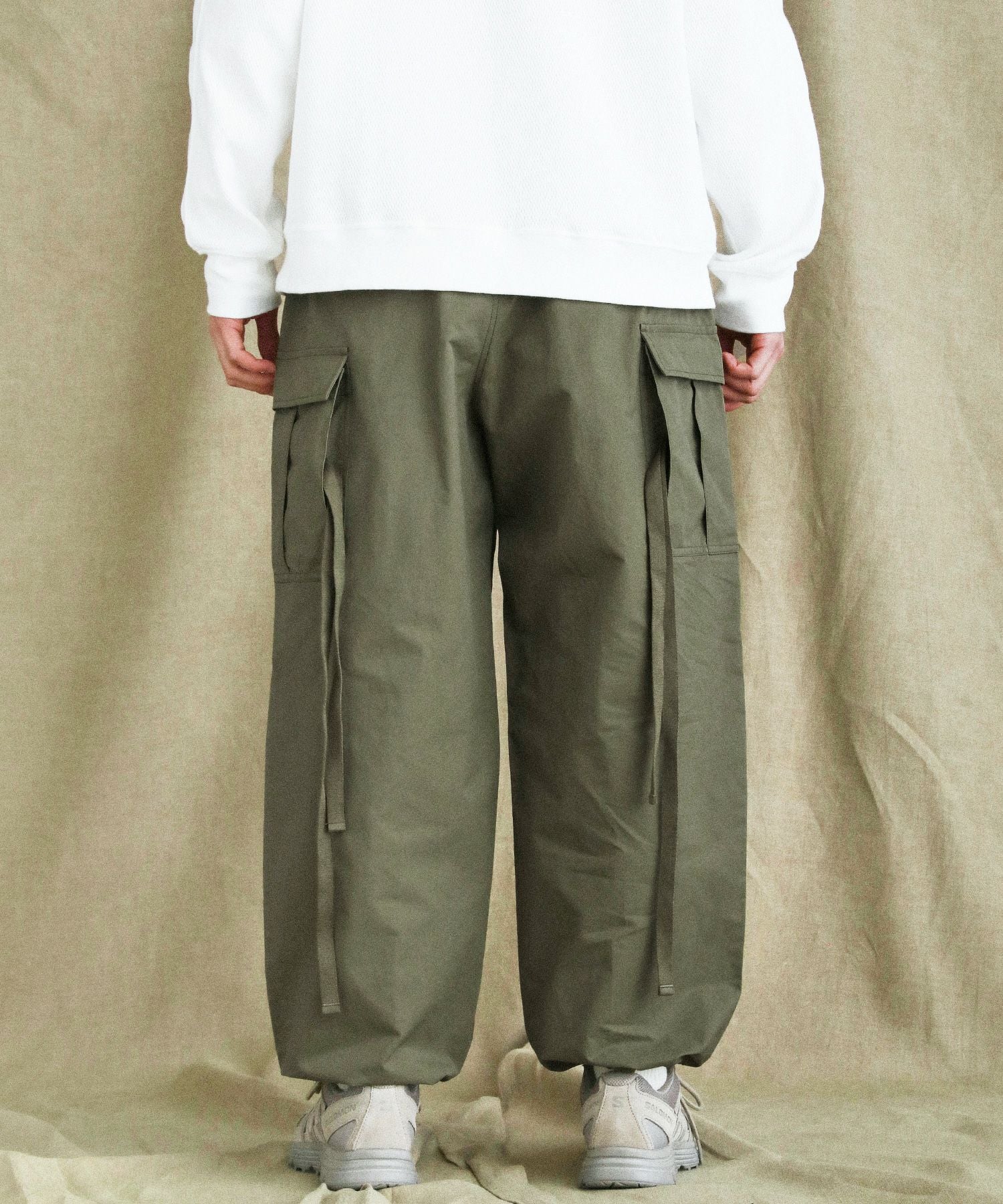 コットンナイロン高密度ツイルM-65 US ARMYカーゴイージーパンツ
