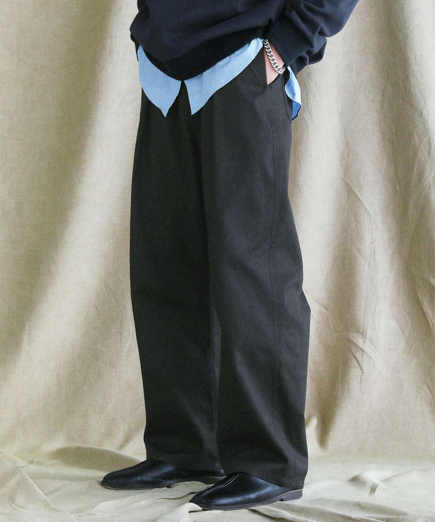 日本製遠州ヴィンテージツイル1タックイージーカーブパンツ | 【公式