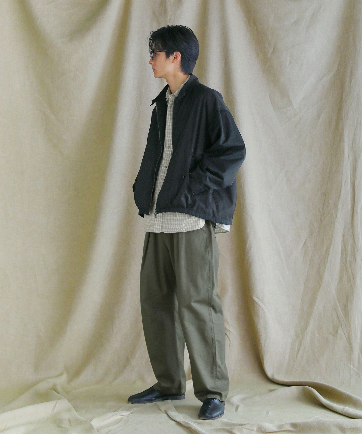 日本製遠州ヴィンテージツイル1タックイージーカーブパンツ | 【公式