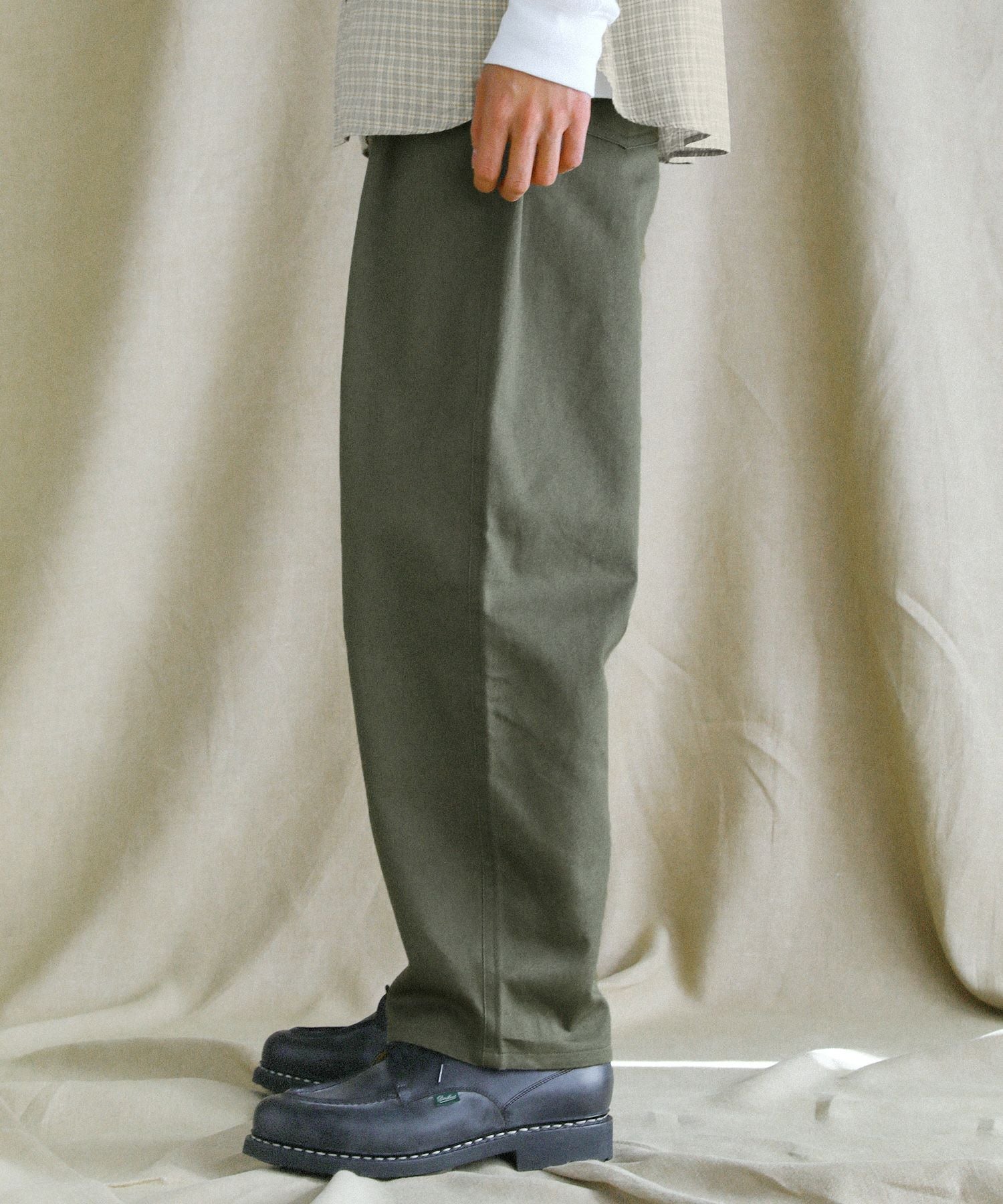 日本製遠州ヴィンテージツイル1タックイージーカーブパンツ | 【公式