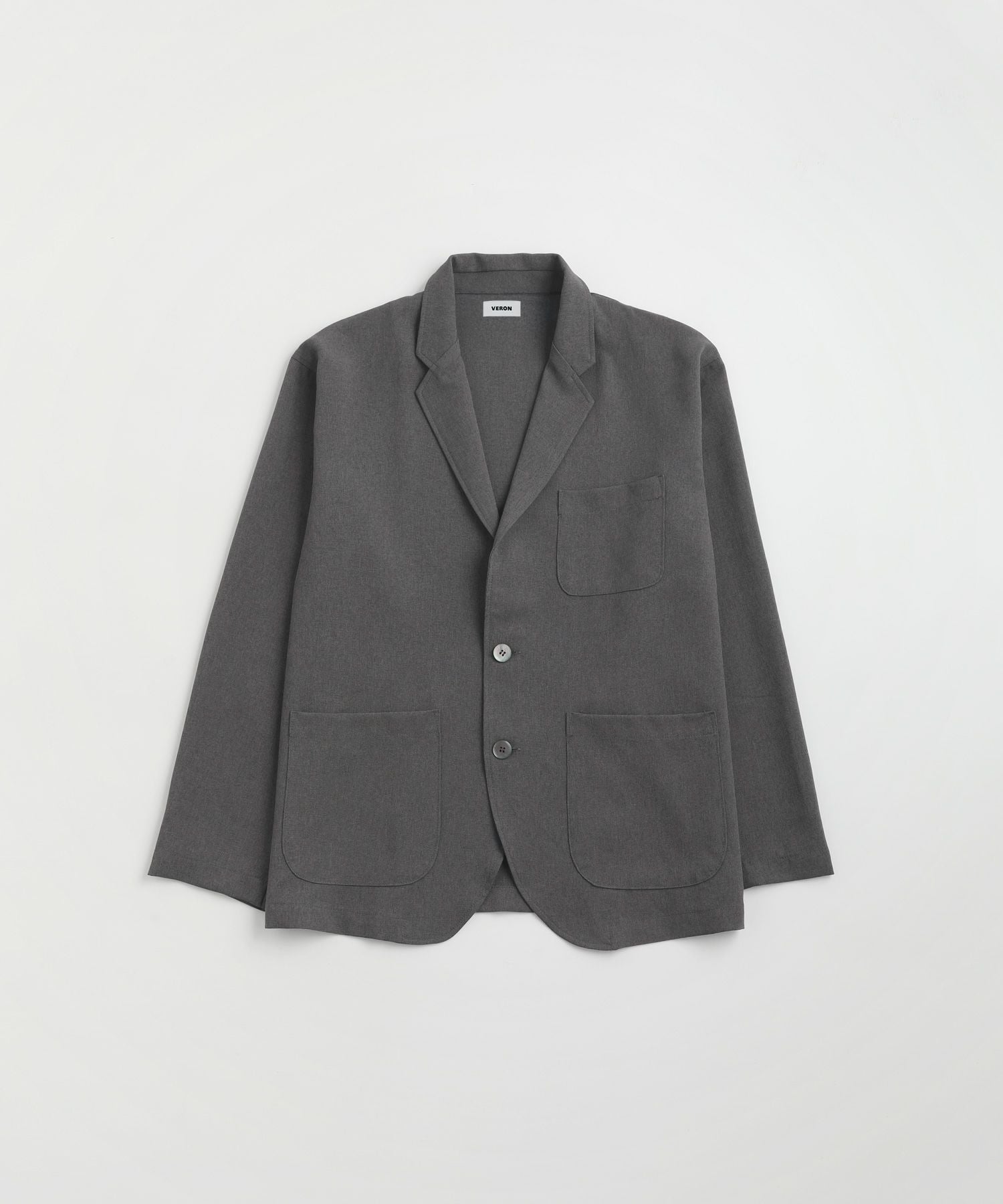 日本製Naturemier(TM)TECHリネンライクトロピカル2ボタン長袖