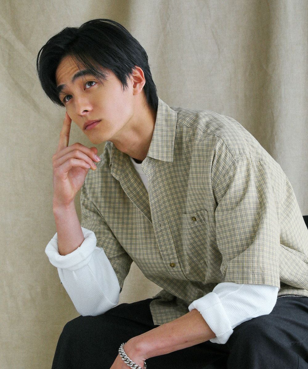 シャツ/ブラウス(長袖/七分) Juemi Double Piping short shirt c7572_i3_750.jpg