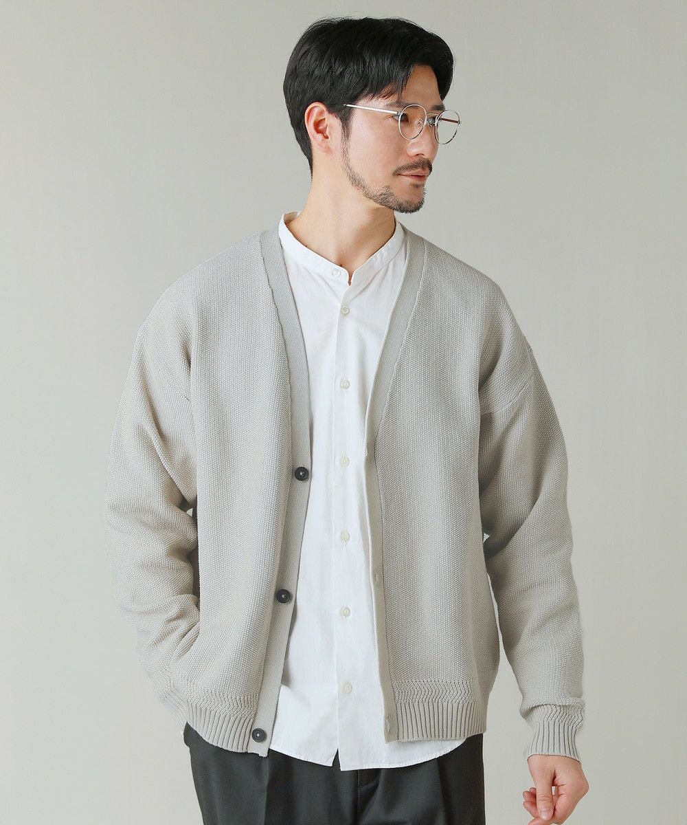 リラックスフィット鹿の子編みVネックカーディガン | 【公式】SPU スプ