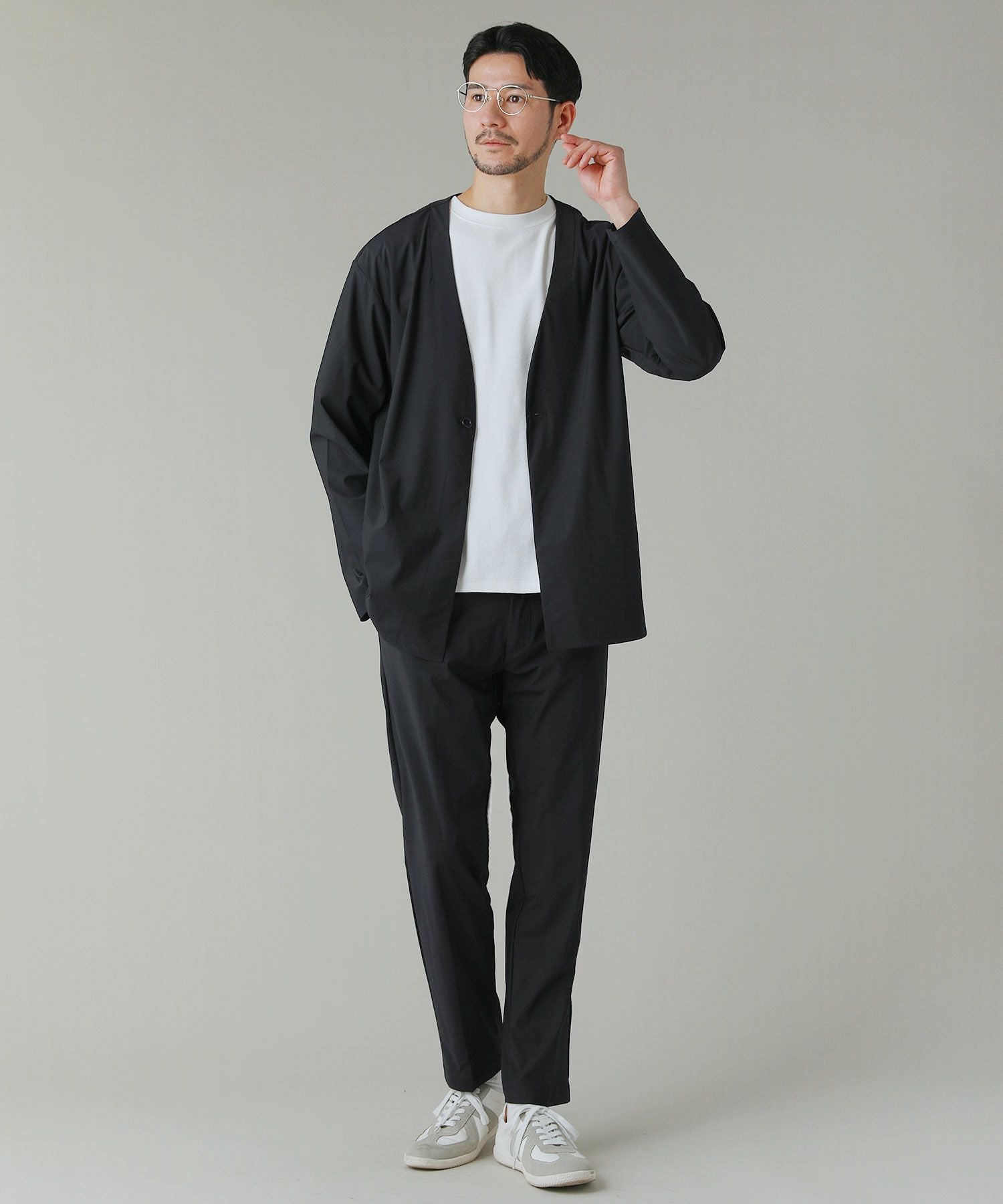 週末値下げ！新品　siro シロ　リブ袖　デザインジャケット　ダークグレー　M 000000012465-11.jpg?size=xl&w=
