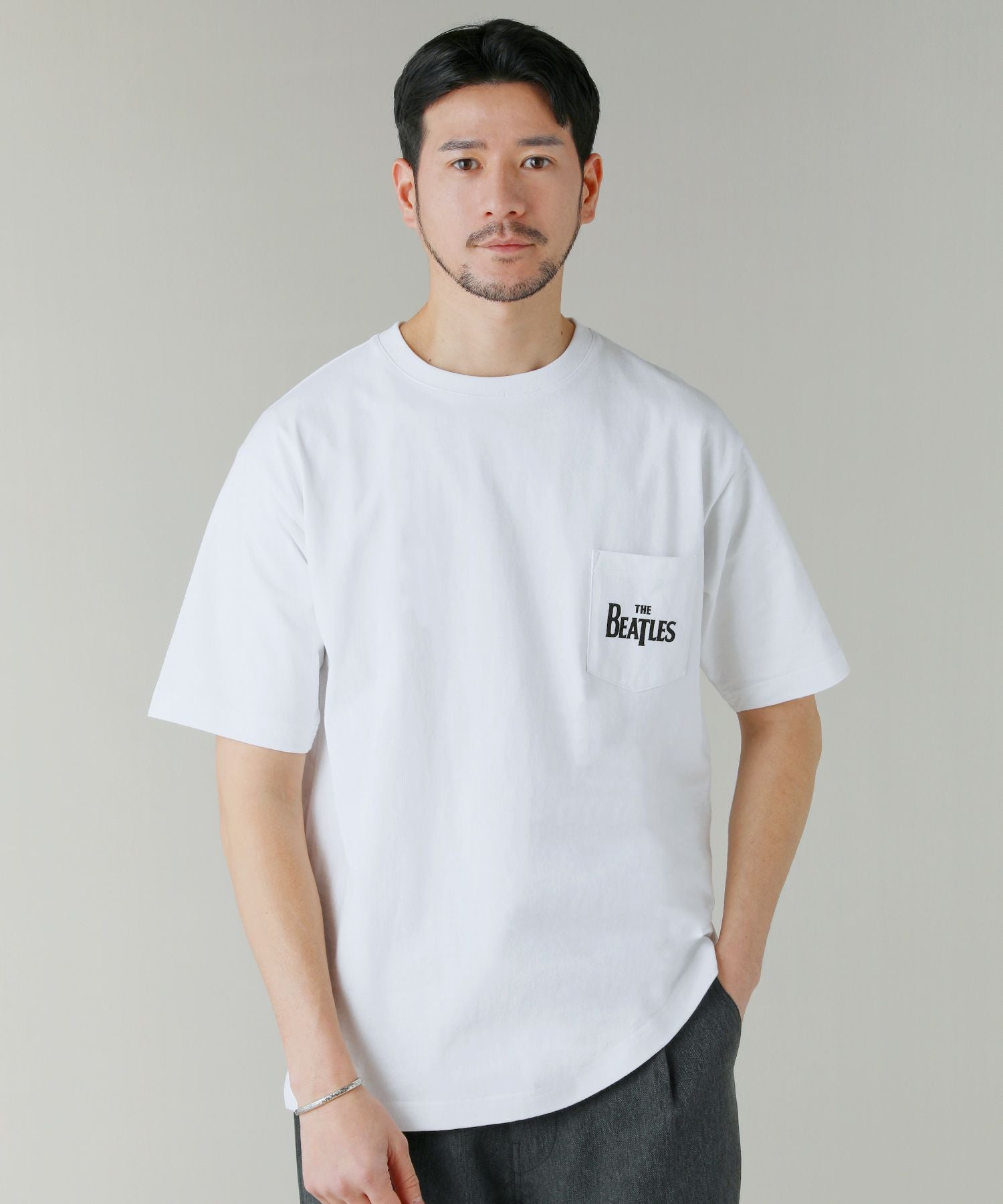The Beatles 半袖クルーネックポケTシャツ | 【公式】SPU スプ公式通販