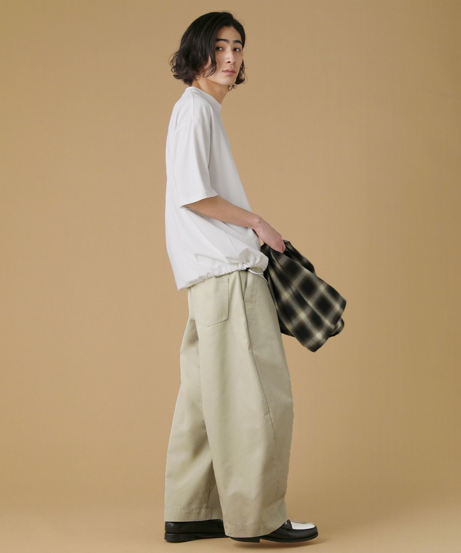さ*や様 Y-3 ドローストリング オーバーサイズ Tシャツ　2XS さ*や様 Y-3 ドローストリング オーバーサイズ Tシャツ 2XS さ*や様 Y