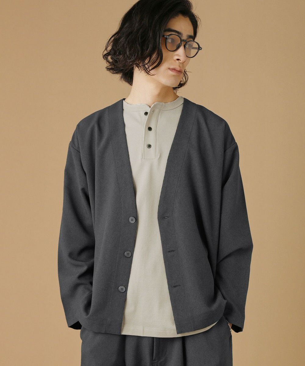 40/2 モスステッチヘンリーネックオーバーサイズ半袖Tシャツ | 【公式