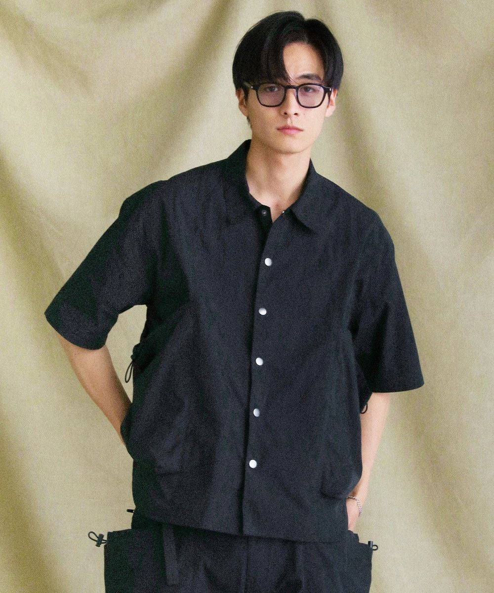 日本製PREMIERE LINEN(プレミアリネン)コットン天竺 キーネック 半袖T