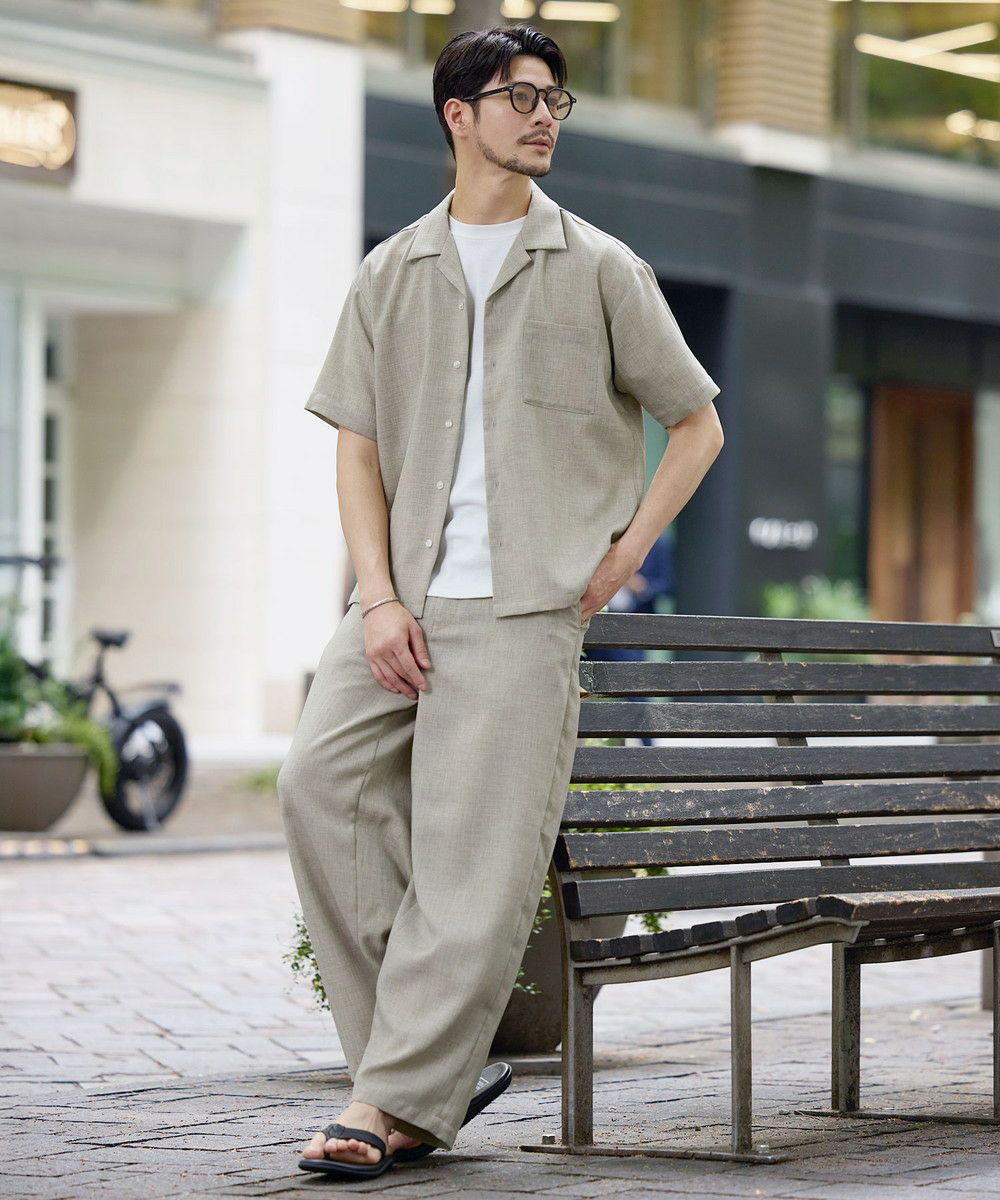 イージーケア・吸水速乾・通気性・軽量】コットンリネンライクテック