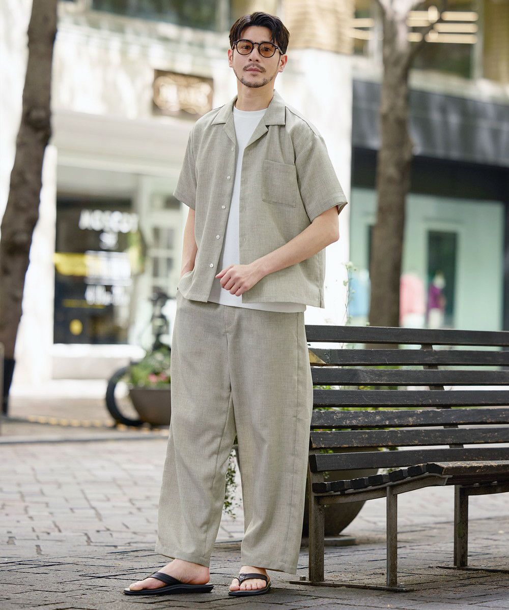 イージーケア・吸水速乾・通気性・軽量】コットンリネンライクテック