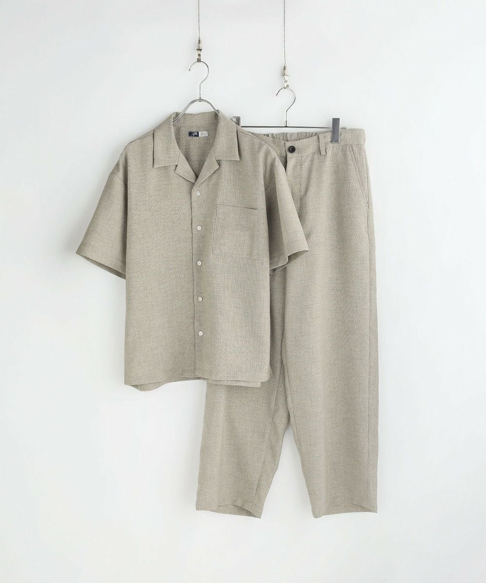 イージーケア・吸水速乾・通気性・軽量】コットンリネンライクテック